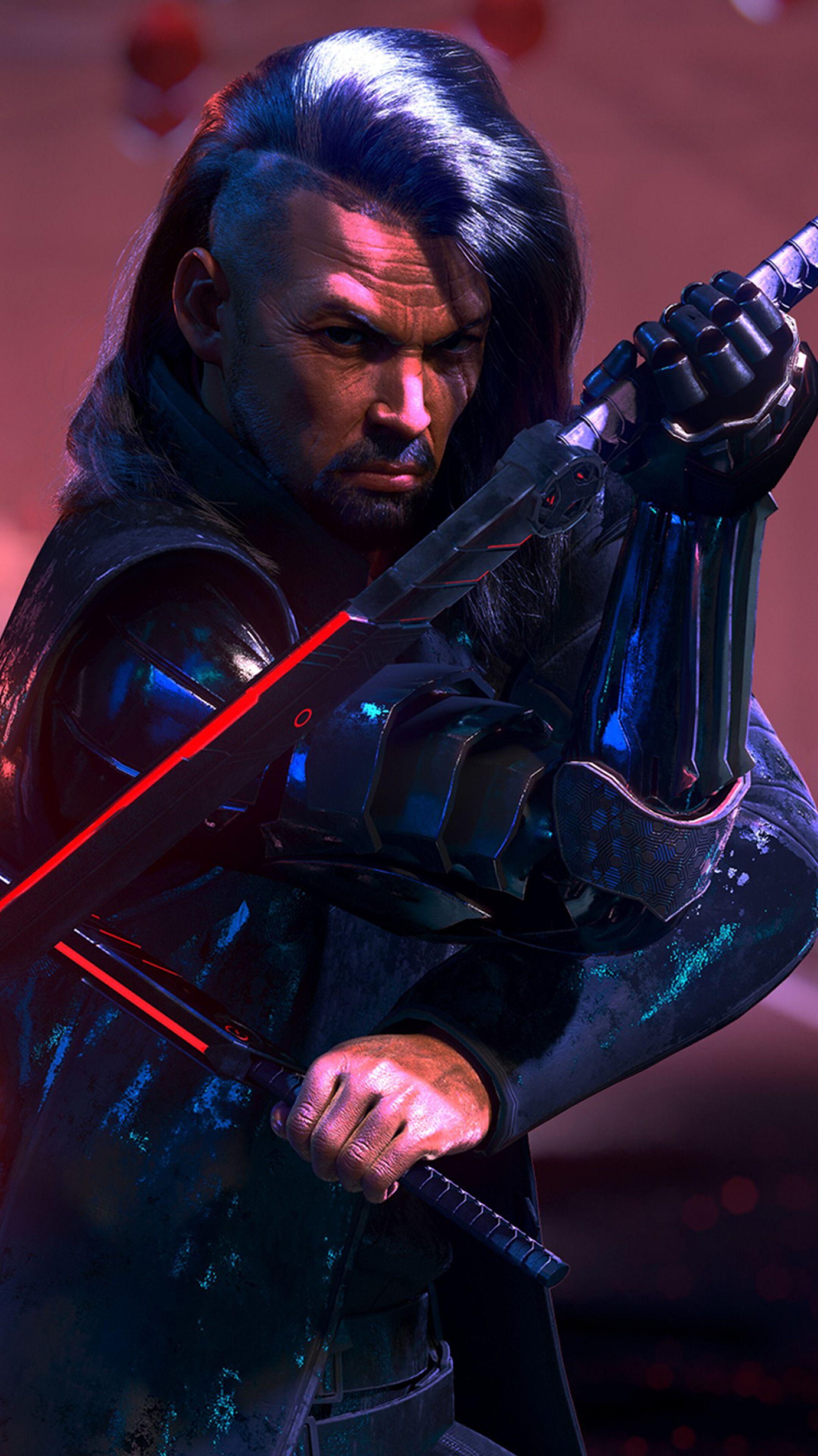 2160x3840 Cyberpunk, Warrior, Katana, Sci Fi, 4K IPhone 6s, 6 HD Wallpaper, Image, Background, Photo And Picture. Mocah.org HD Wallpaper