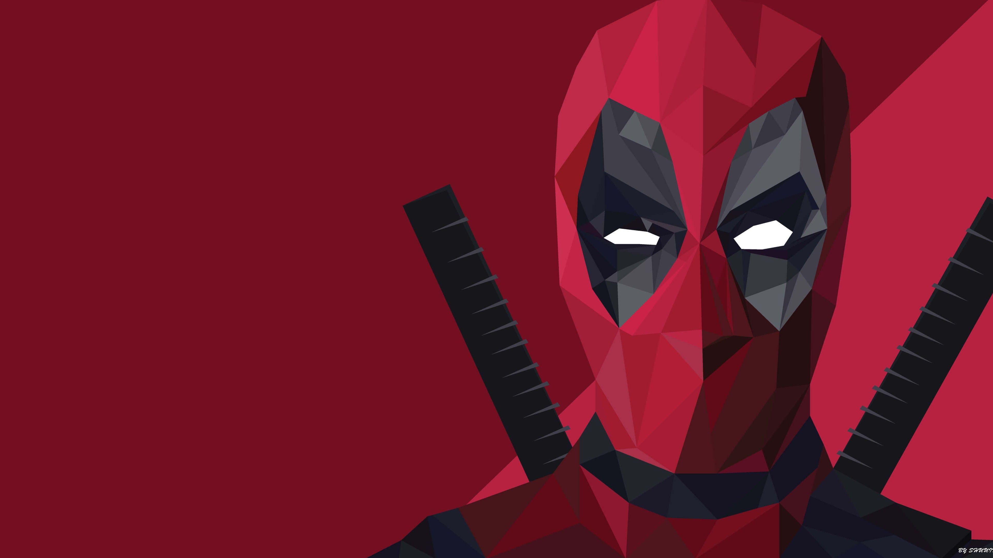 3840x2160 Unloading my 4K sized dump. Low poly and Deadpool