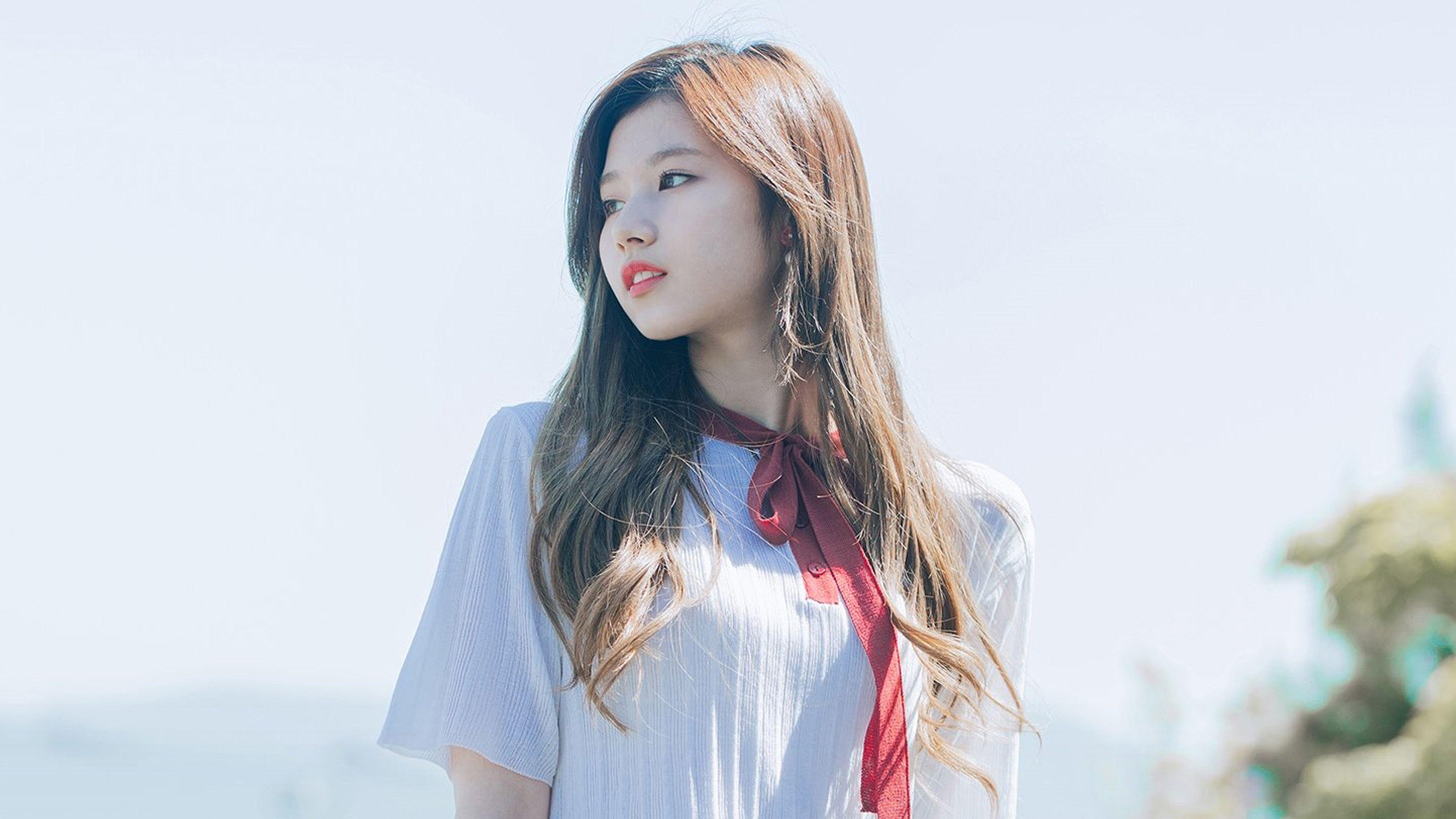 3840x2160 Twice Sana Girl Cute Kpop Wallpaper