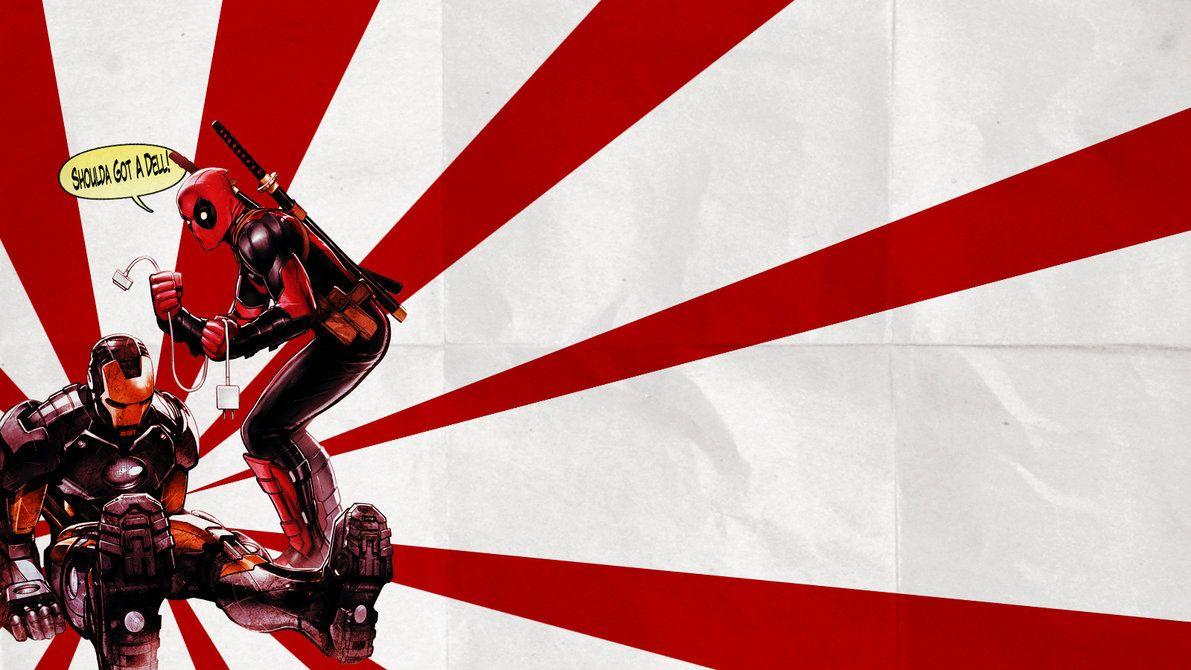 1191x670 Deadpool and Ironman Wallpaper