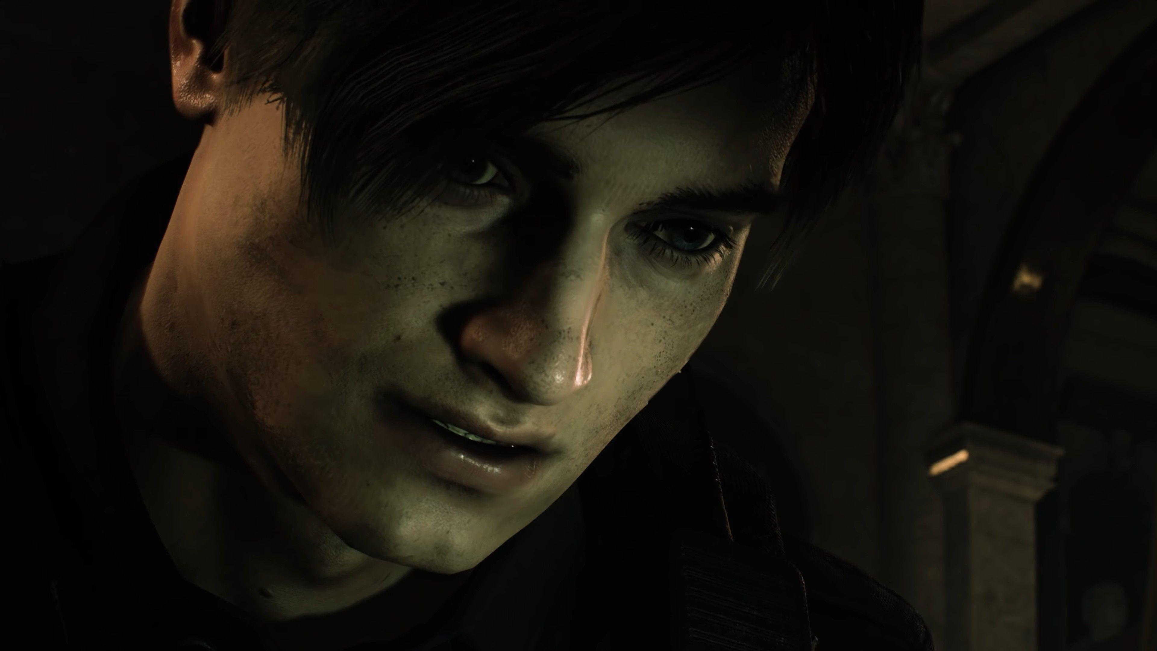3840x2160 Resident Evil 2 Leon Kennedy Game Remake 4K