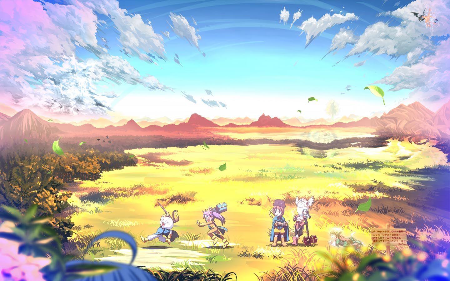 Hình nền phong cảnh Anime 1440x900 2020