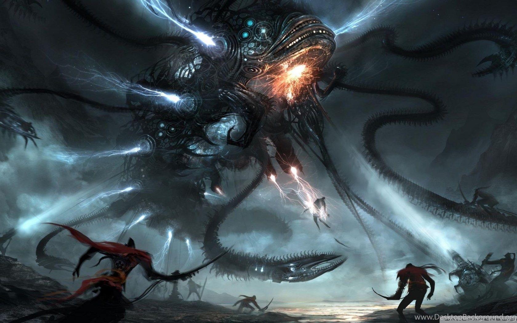 1680x1050 Download Alien Vector Art Wallpaper 1920x1080 Desktop Background
