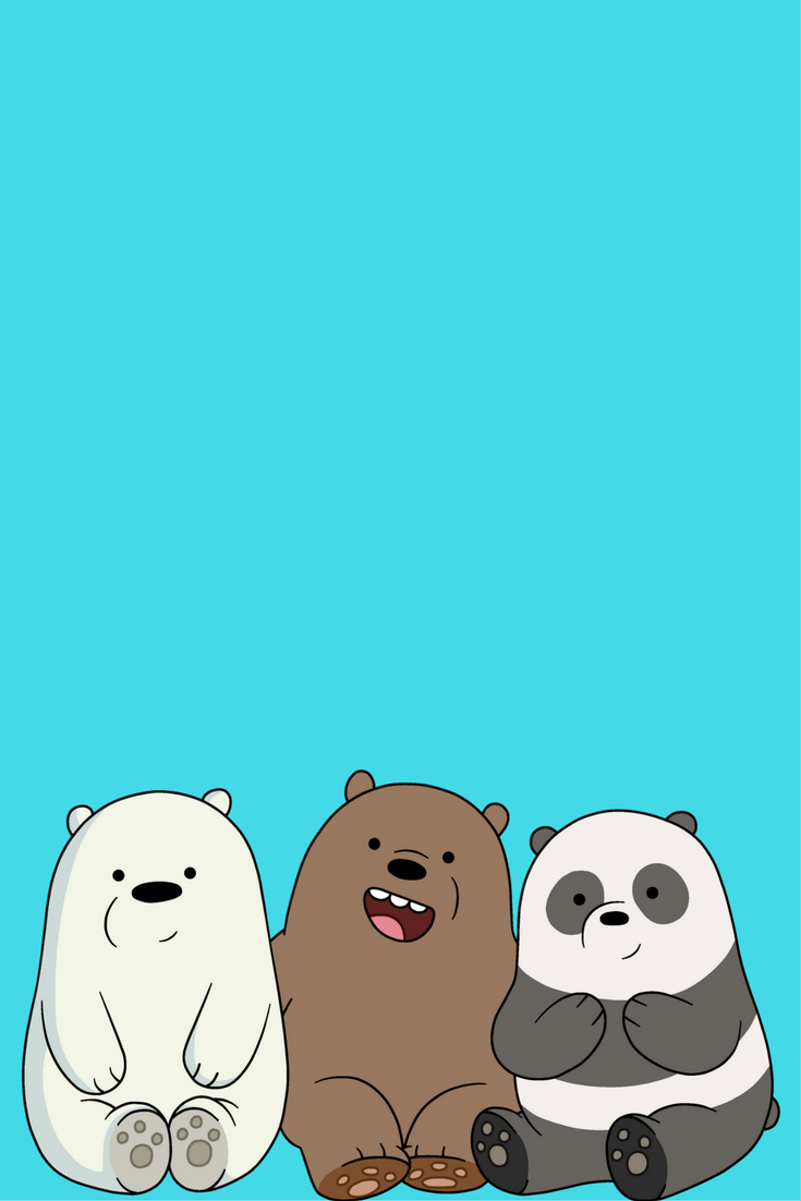 735x1102 We Bare Bears Wallpaper