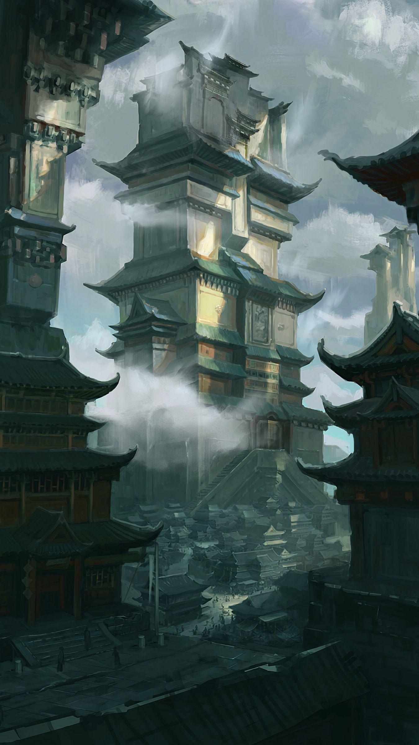1350x2400 Download wallpaper 1350x2400 architecture, building, china, art iphone 8+/7+/6s+/for parallax HD background