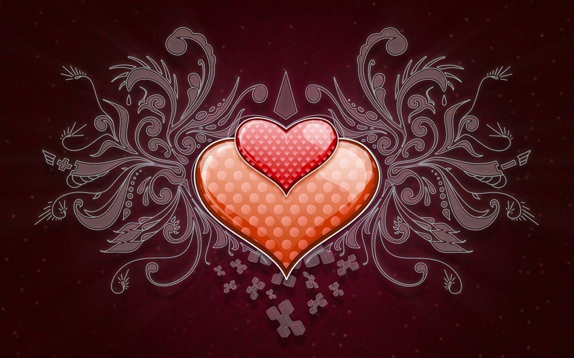 1920x1200 vector, Heart, Love, Romance, Gothic Wallpaper HD / Desktop and Mobile Background