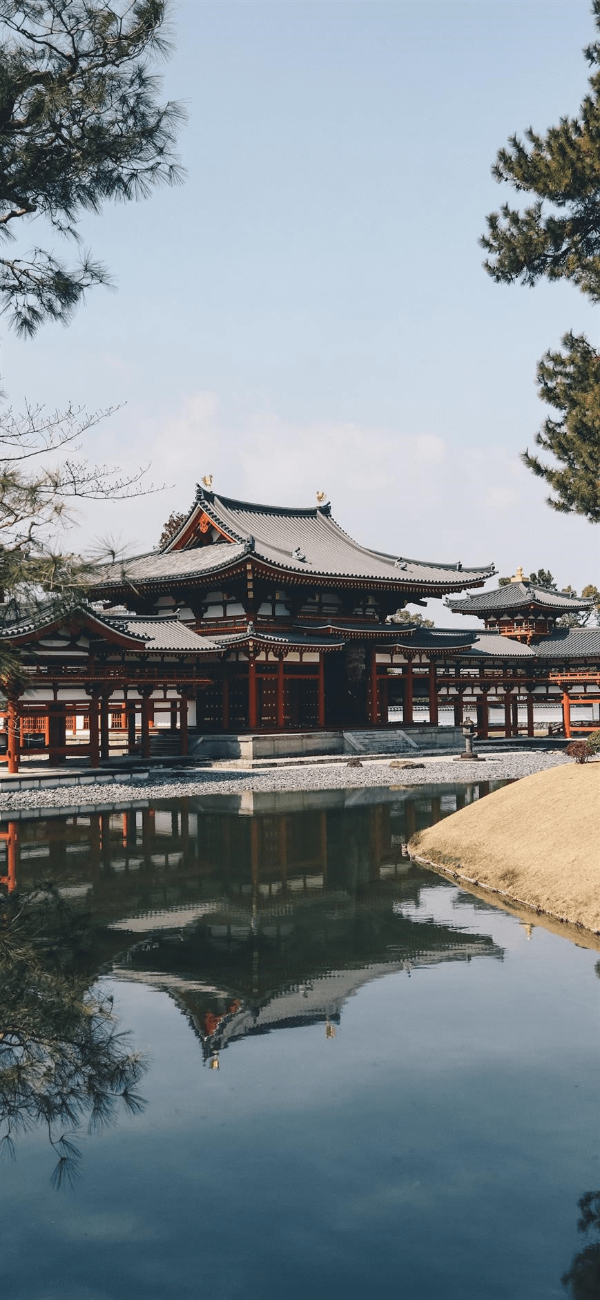 869x1882 IPhone Wallpaper Architecture Temple Uji Wallpaper Art: Free HD Download
