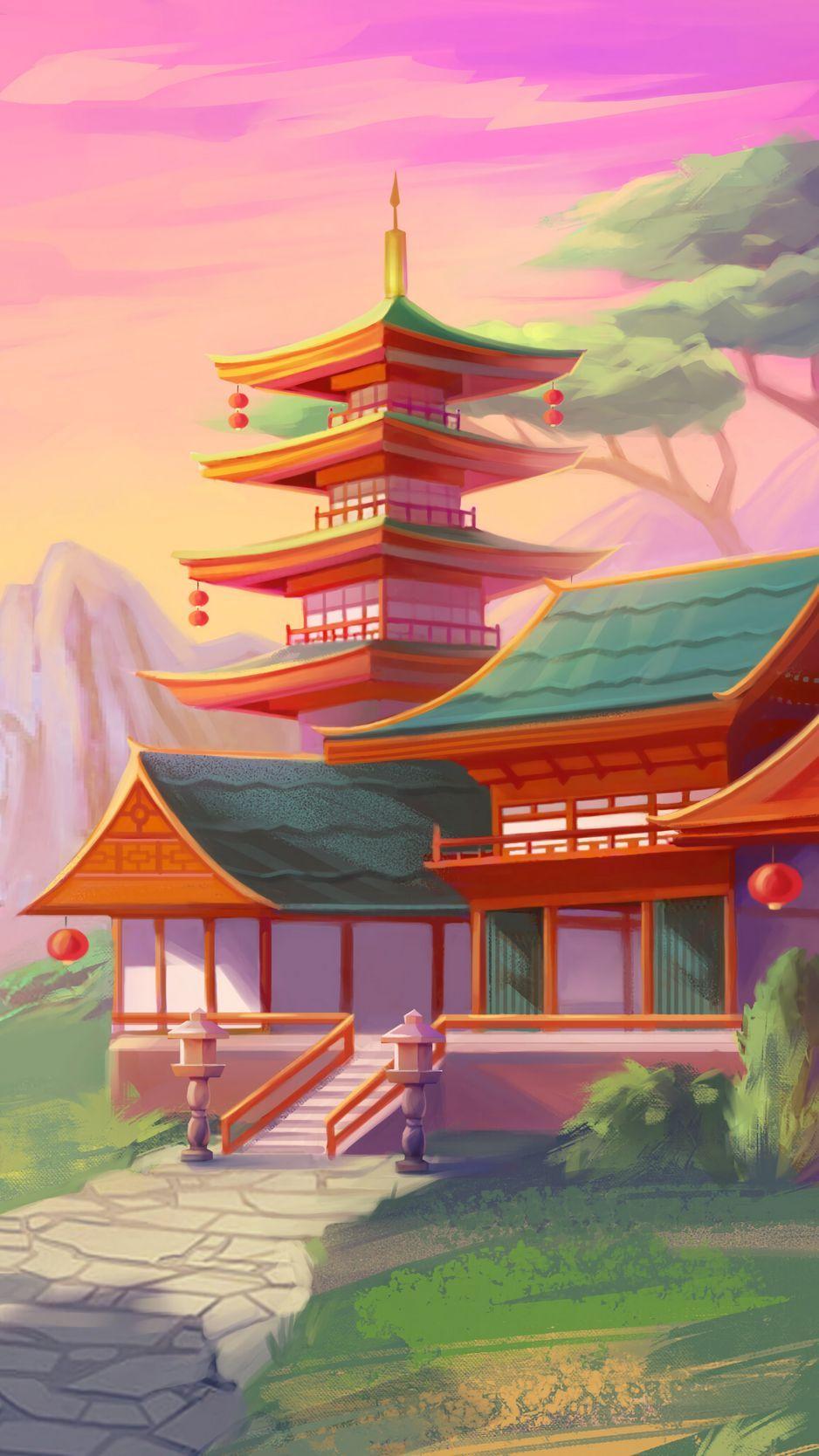 938x1668 Download Wallpaper 938x1668 Architecture, China, Art Iphone 8 7 6s 6 For Parallax HD Background