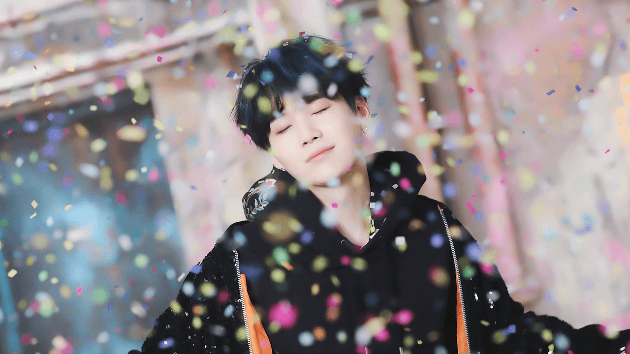 1280x720 BTS Suga Laptop Wallpaper