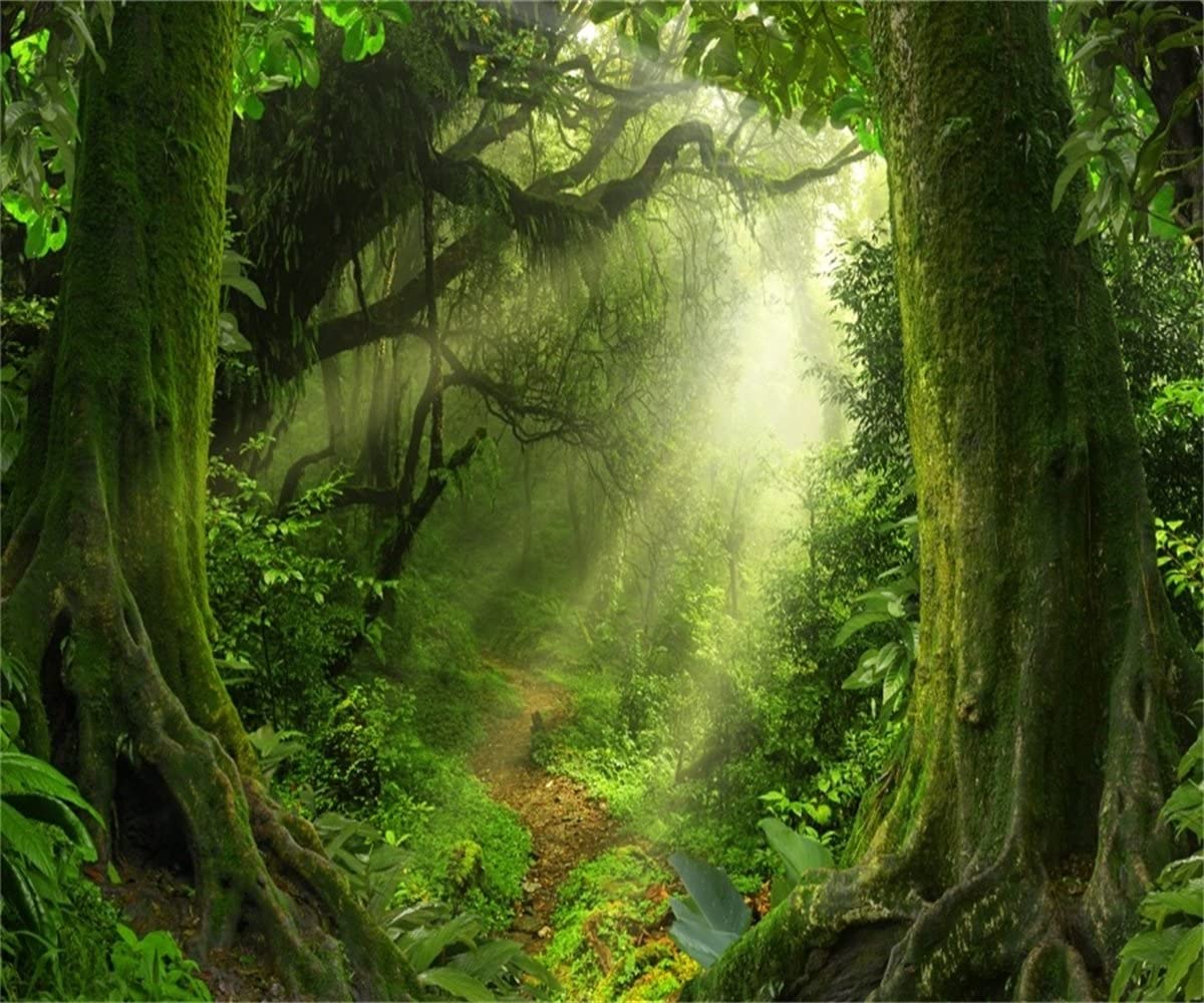 Jungle Paradise Green Forest