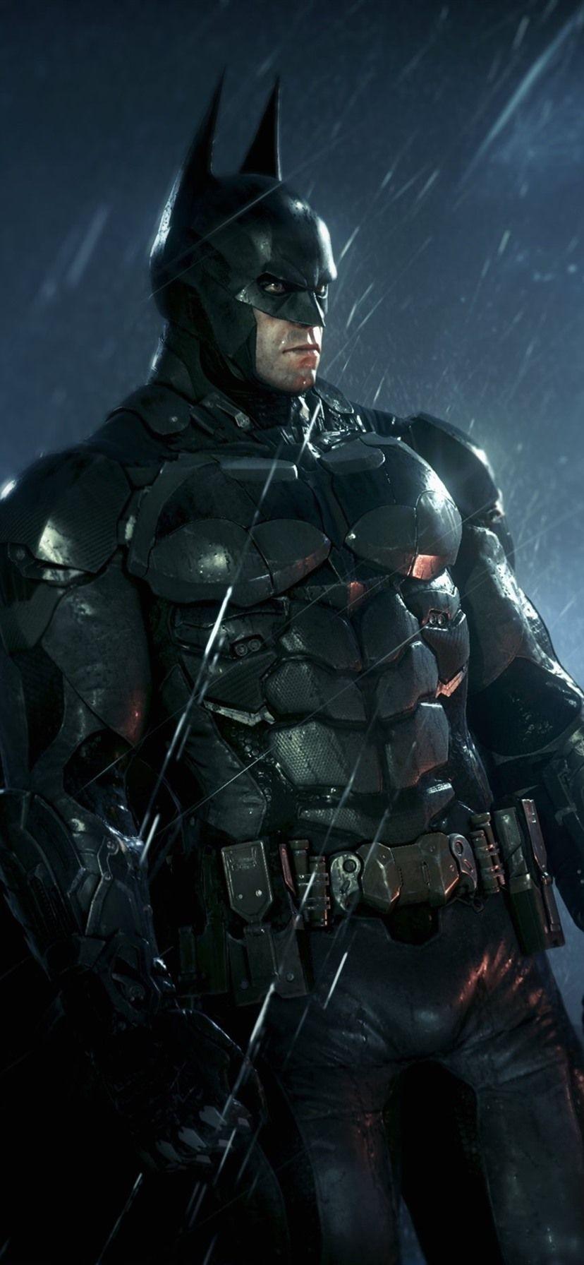 828x1792 Batman Arkham Knight Batman HD Wallpaper