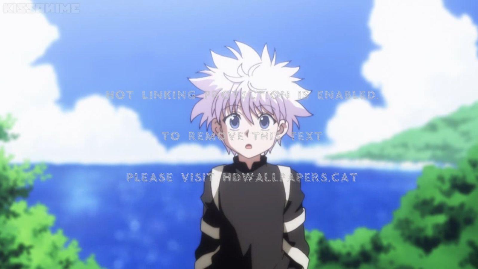 1600x900 killua guy kawaii pretty silver hair anime
