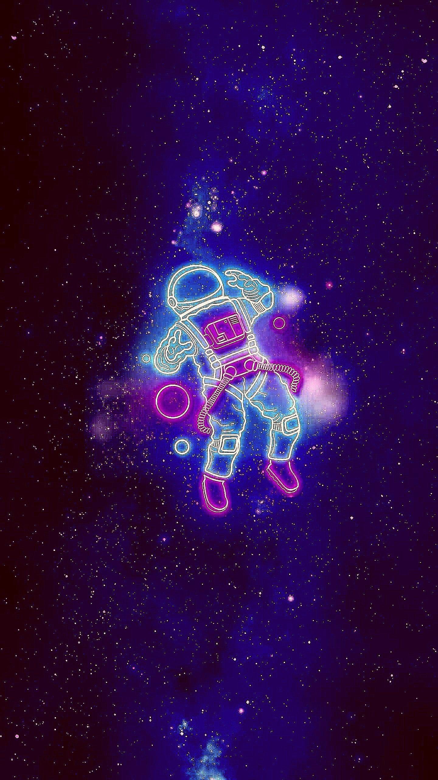 1440x2560 Space man Cool phone wallpaper