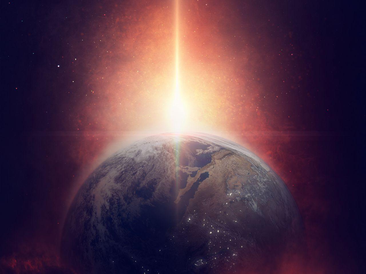 1280x960 Download wallpaper 1280x960 planet, universe, earth, galaxy standard 4:3 HD background