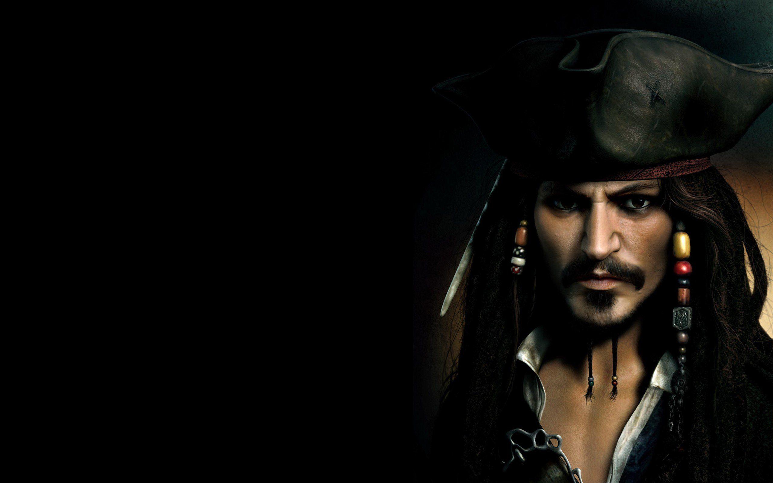 2560x1600 Pirates of the Caribbean Johnny Depp Captain Jack Sparrow wallpaperx1600