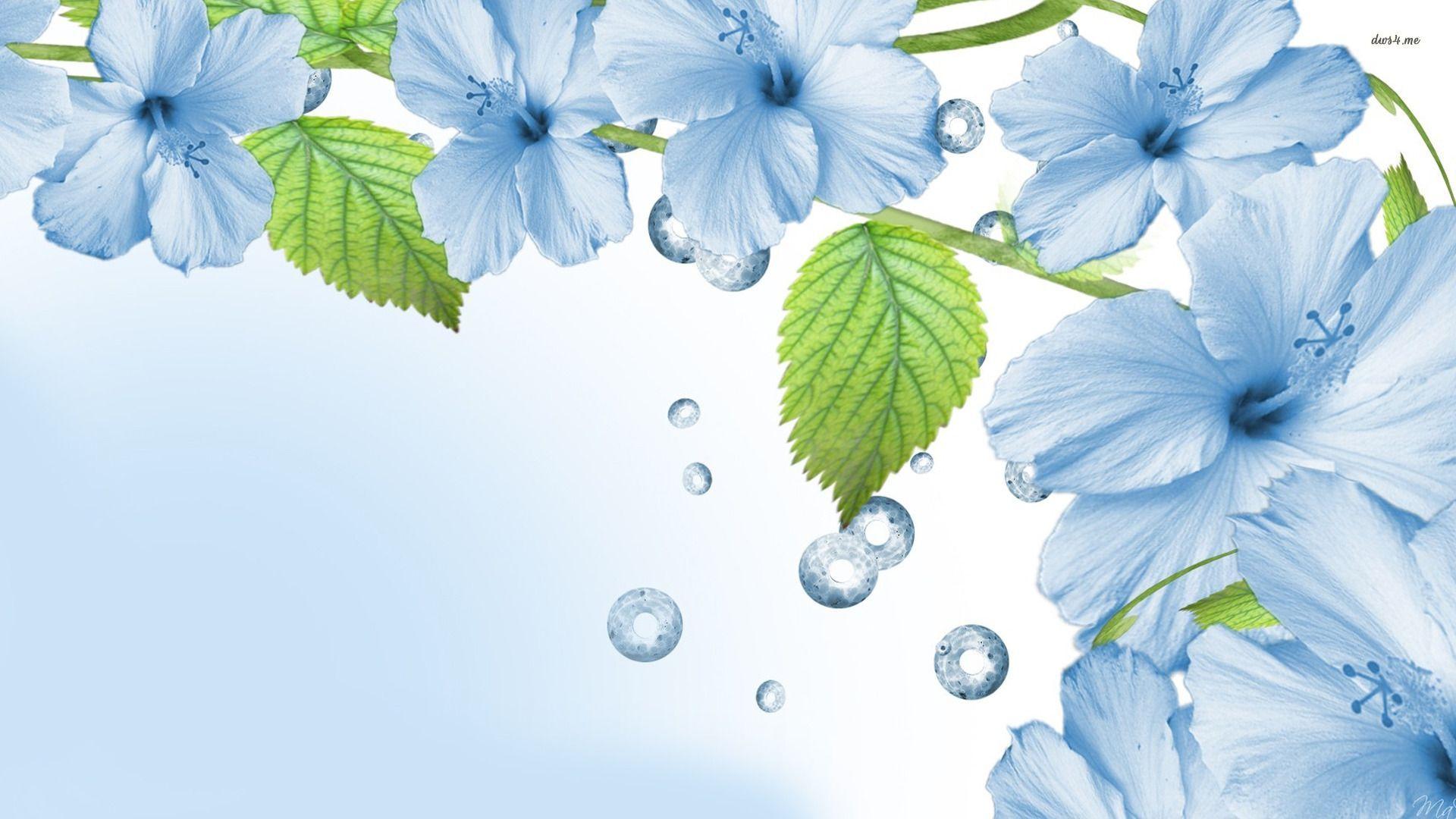 1920x1080 Blue Flowers Wallpaper, Coo Natural Natural Image
