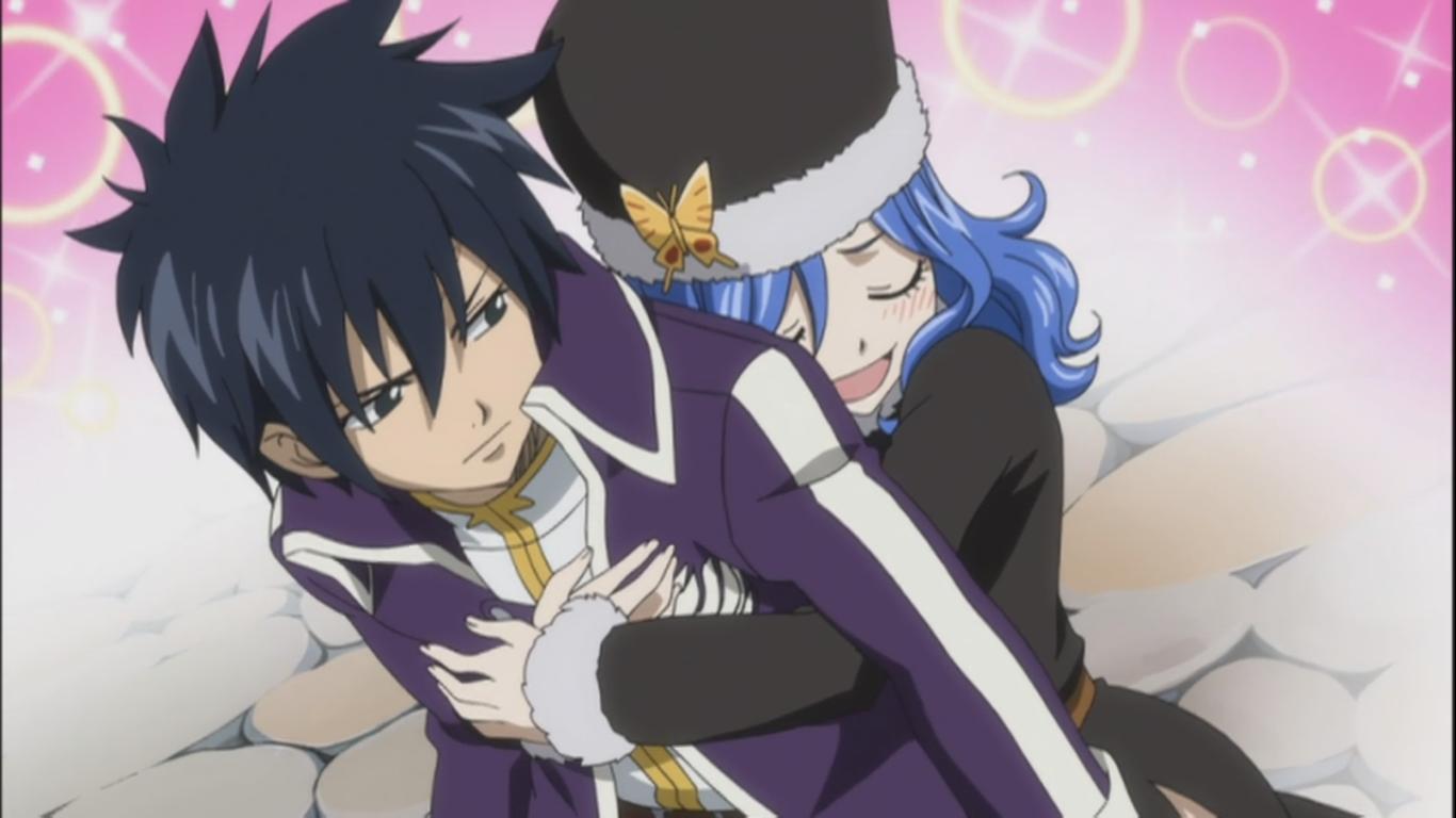1366x768 Fairy Tail Gray And Juvia Wallpaper Mobile Cinema Wallpaper 1080p
