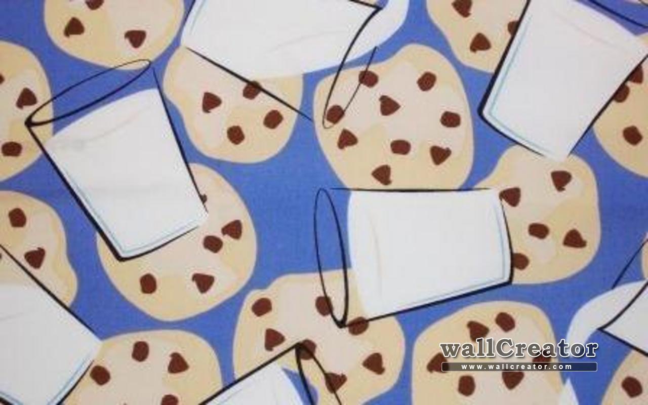 1280x800 Cookies and Milk Wallpaper