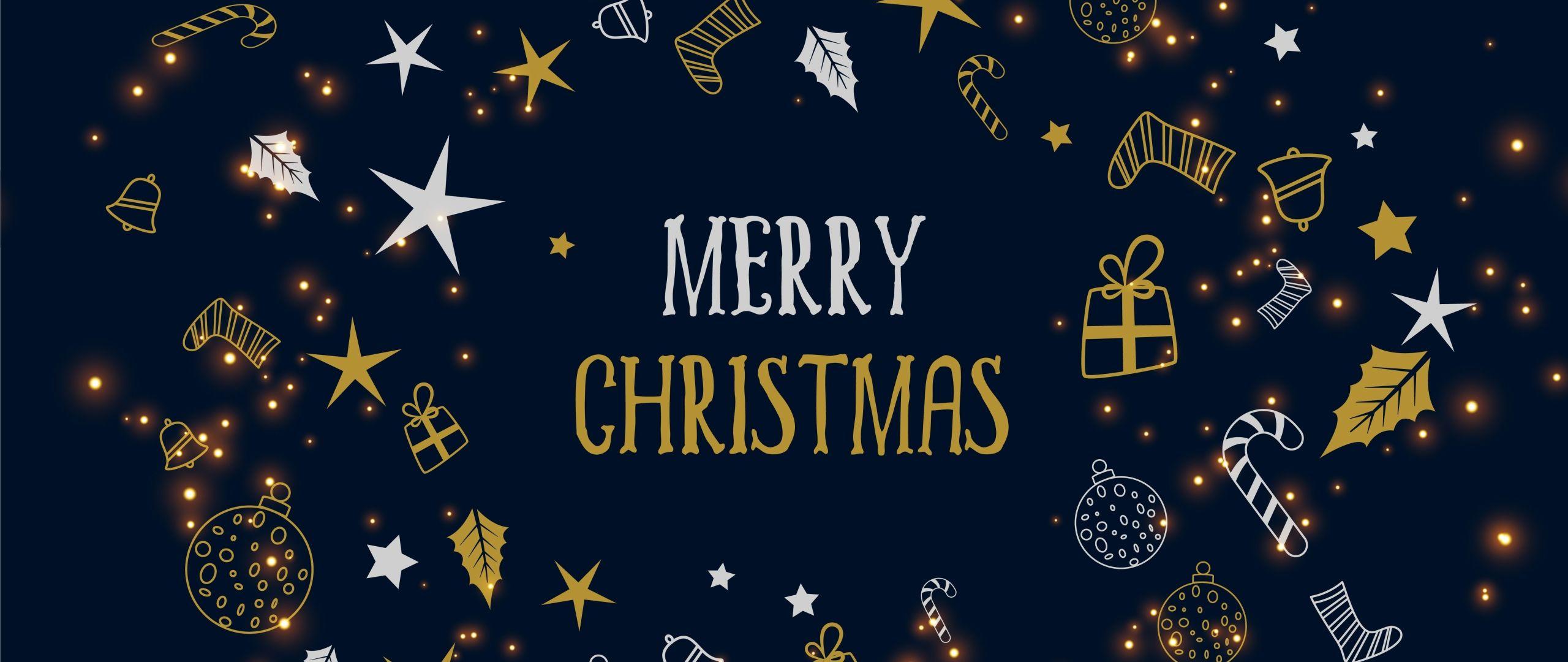 2560x1080 Download 2560x1080 wallpaper 2019 merry christmas, abstract, dual wide, widescreen, 2560x1080 HD image, background, 17312