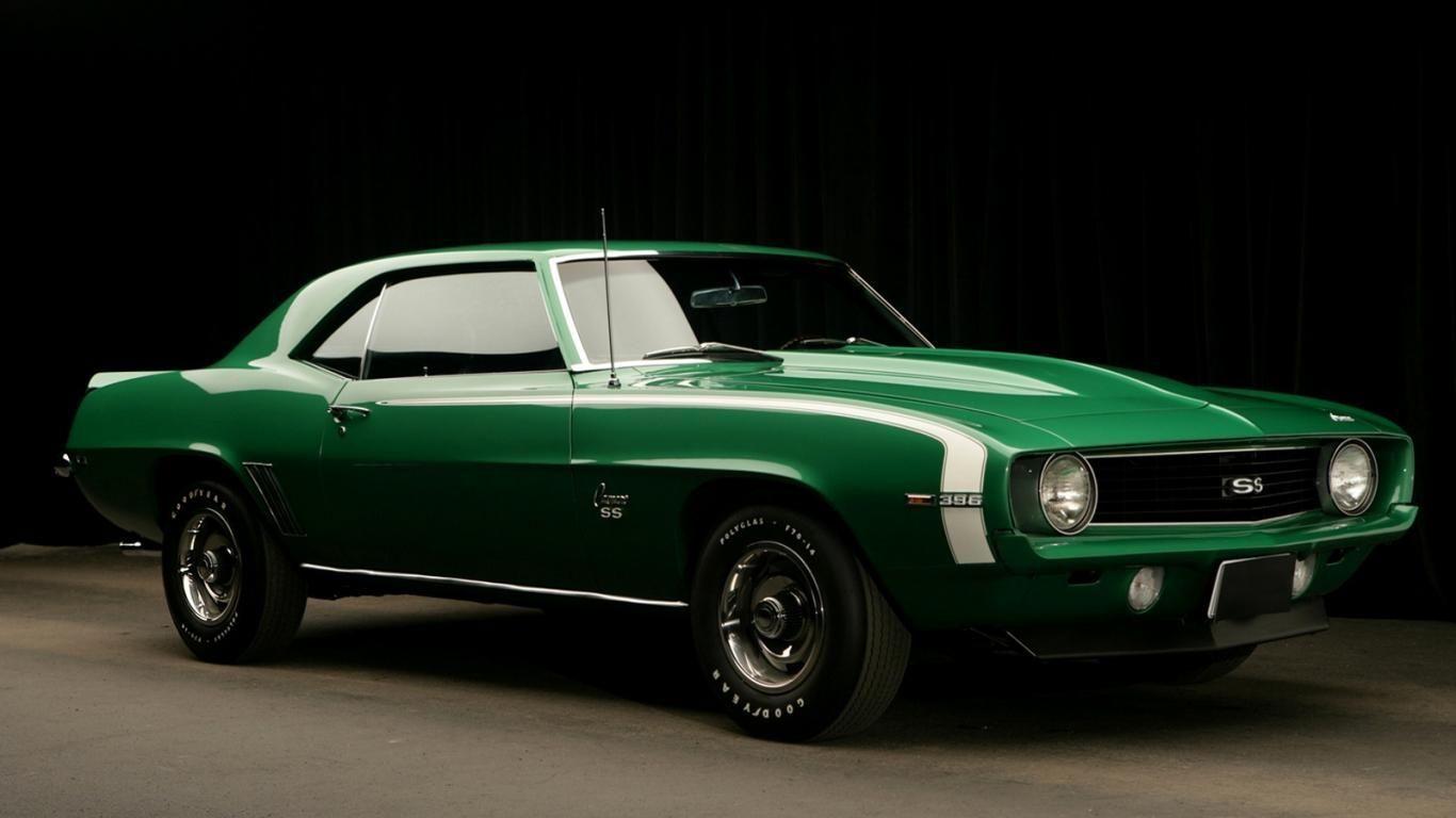 1366x768 Muscle Car Picture Wallpaper