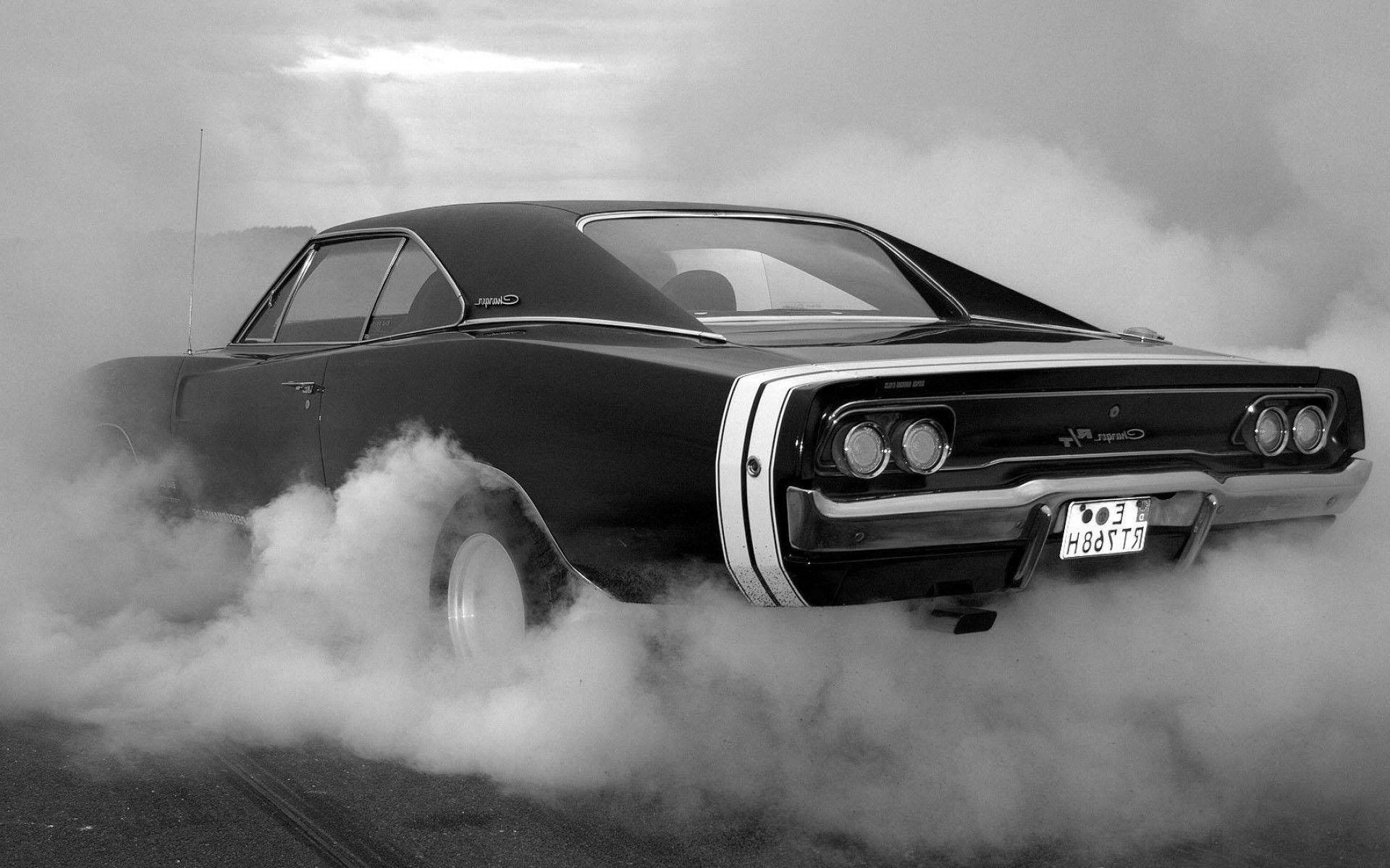 1920x1200 Muscle Car Burnout HD Wallpaper For Pc 9115