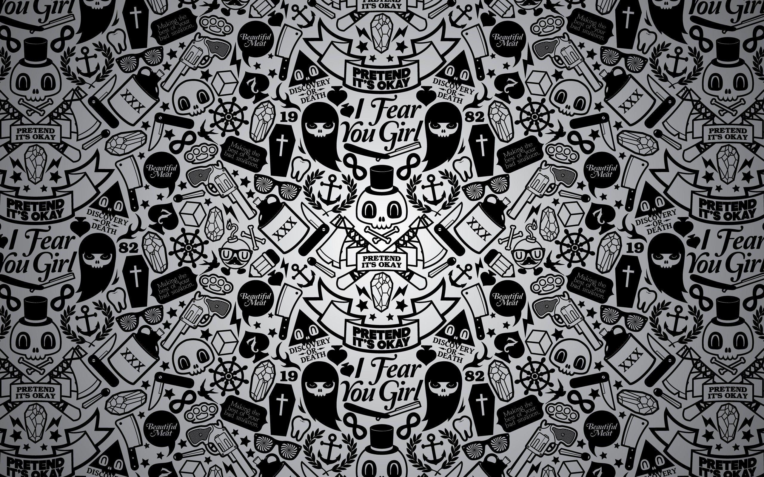 2560x1600 Skull Wallpaper 7055. Aku Iso Blog