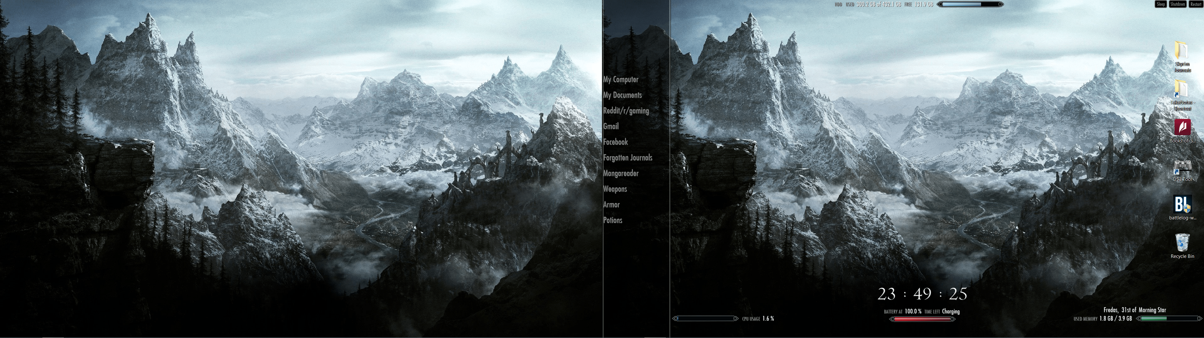 3840x1080 January. Forgotten Journals of Vauryk Wingfier