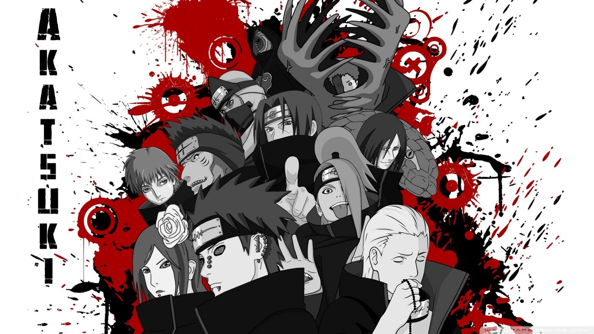 Naruto Akatsuki Wallpapers Top Free Naruto Akatsuki Backgrounds Wallpaperaccess