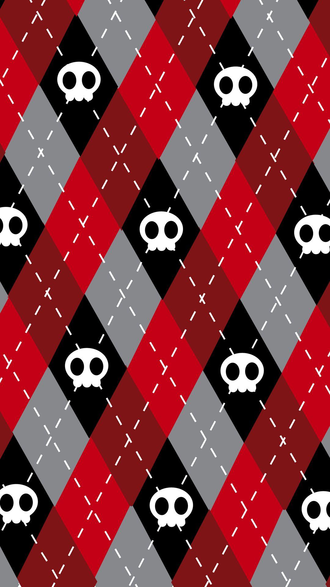 1080x1920 Cute Skull iPhone Wallpaper HD