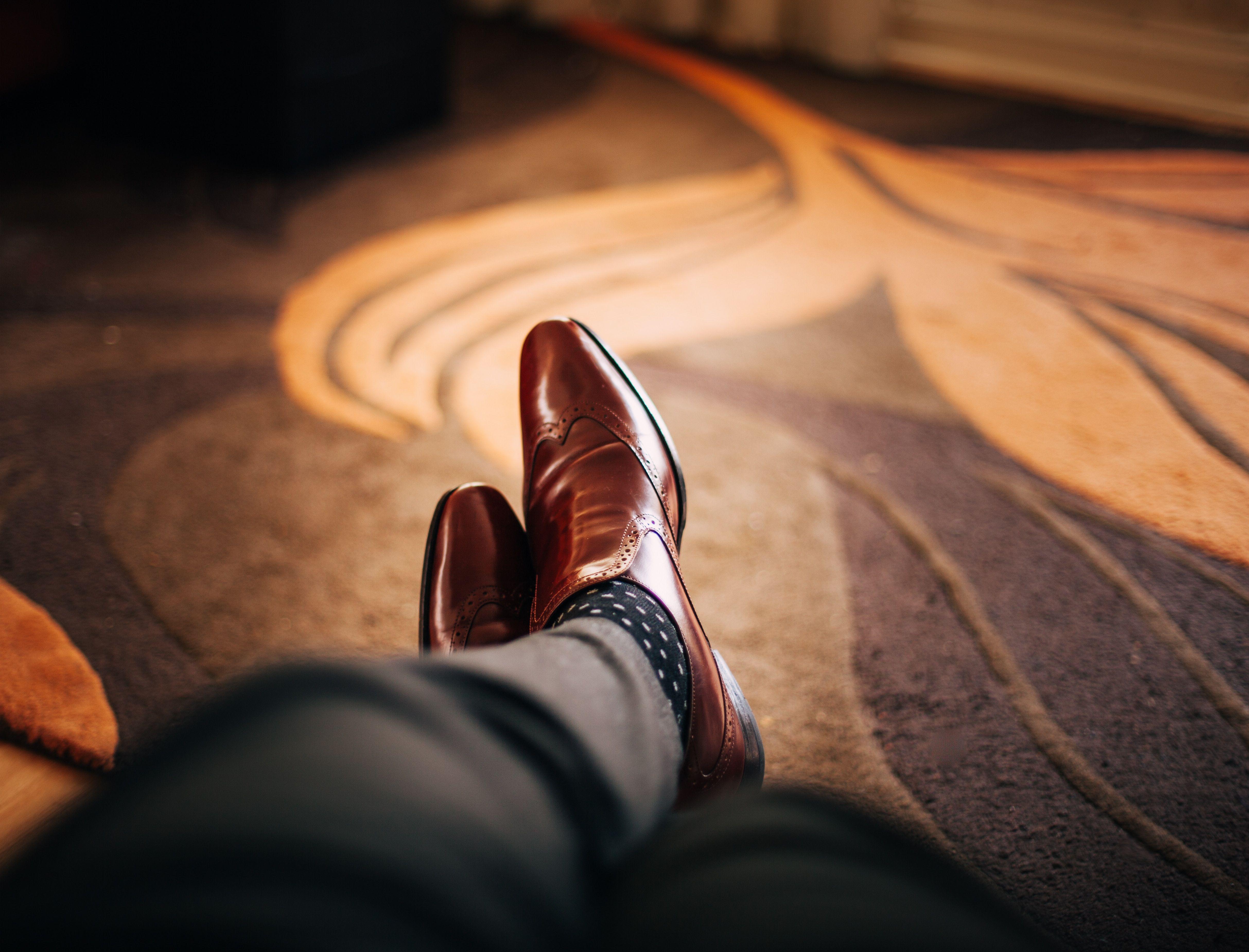 4853x3699 brown leather shoes HD wallpaper, Background