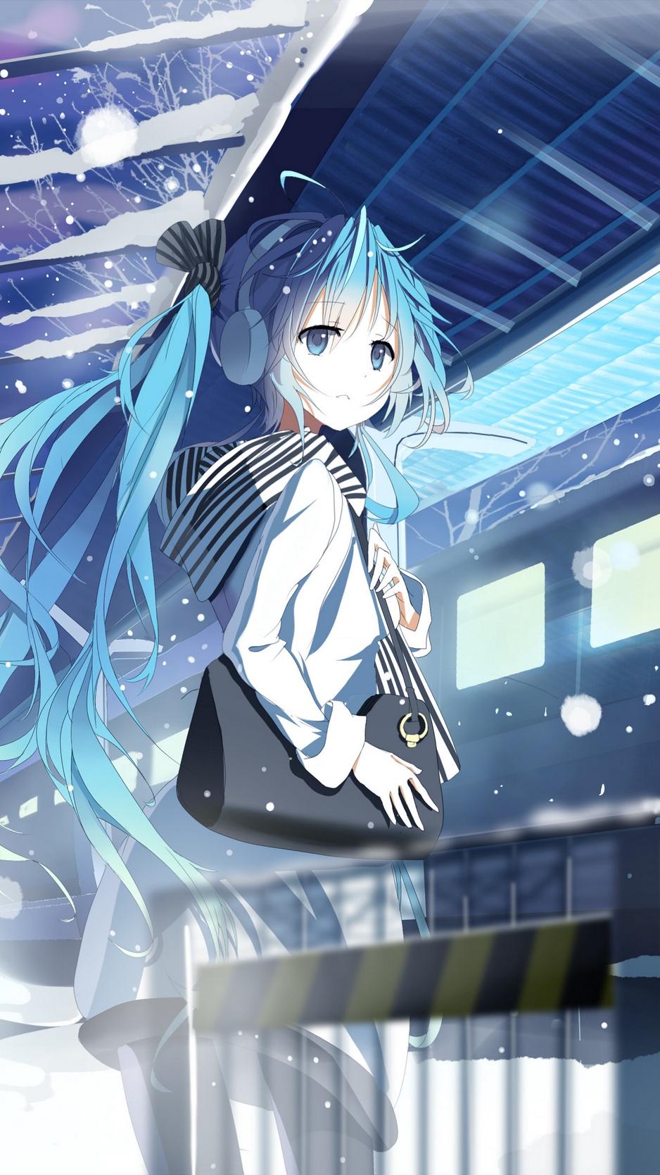 Hình nền iPhone 938x1668 Hatsune Miku