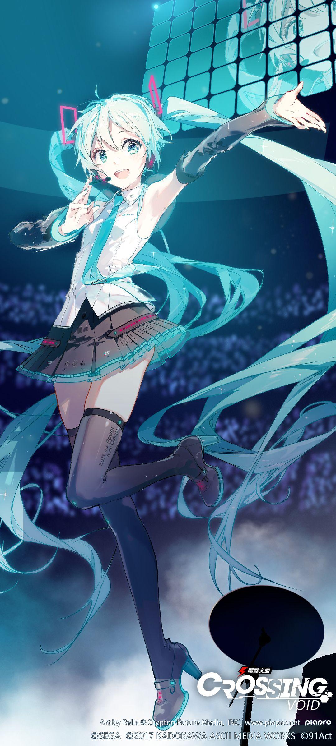 1080x2400 Hatsune Miku - VOCALOID - Hình nền di động - Bảng hình ảnh Anime Zerochan