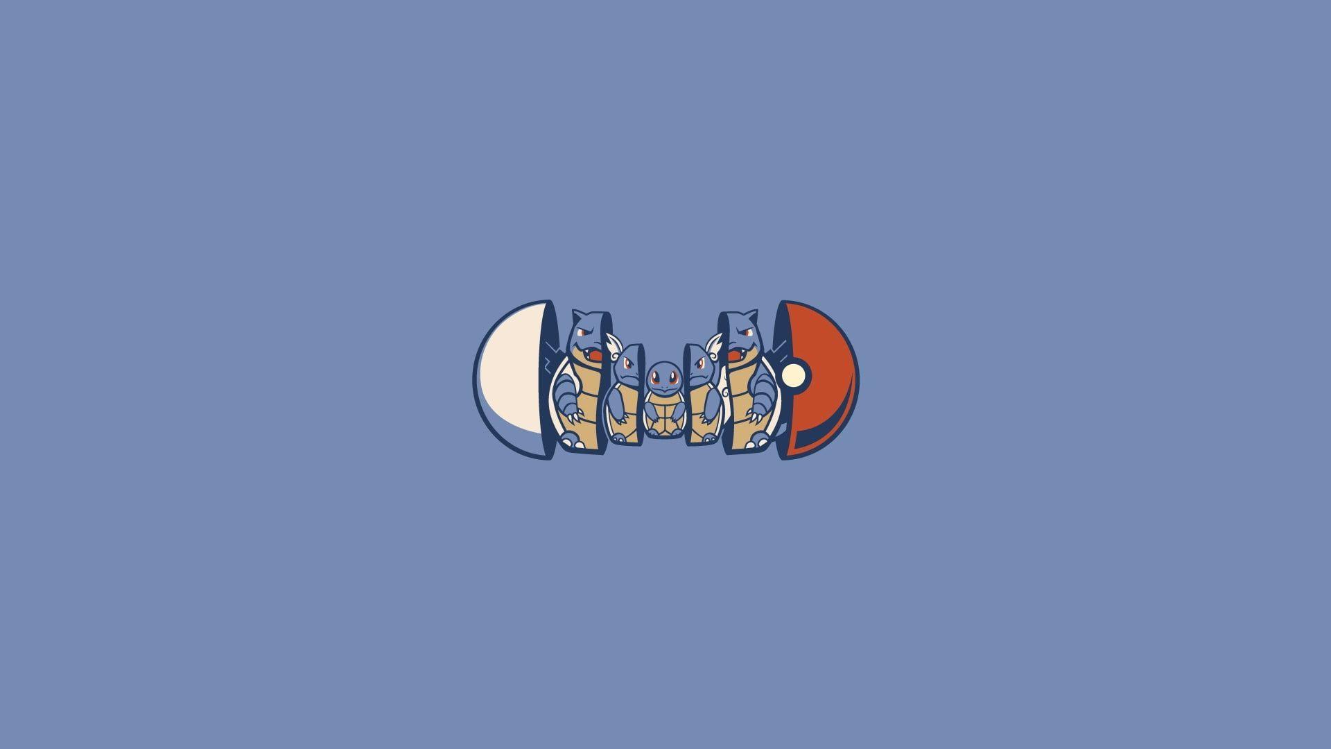 1920x1080 Pokemon Nesting Doll Blue Poke Ball Squirtle Wartortle Blastoise HD #cartoon Comic #blue #pokemon #bal. Pokeball Wallpaper, Pokemon Blastoise, HD Anime Wallpaper