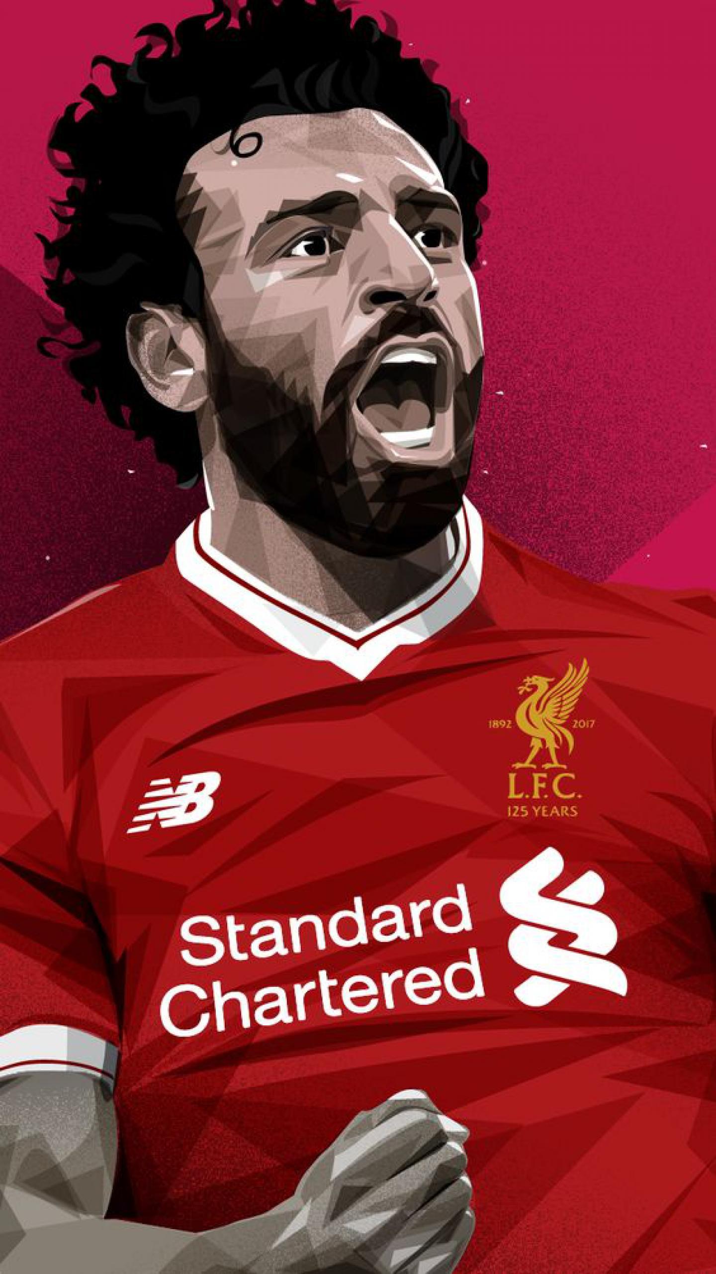1440x2560 Mohamed Salah Wallpaper HD for Android