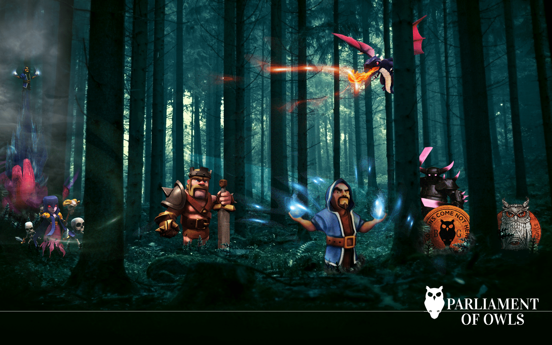 1920x1200 Clash of Clans Wizard Wallpaper image