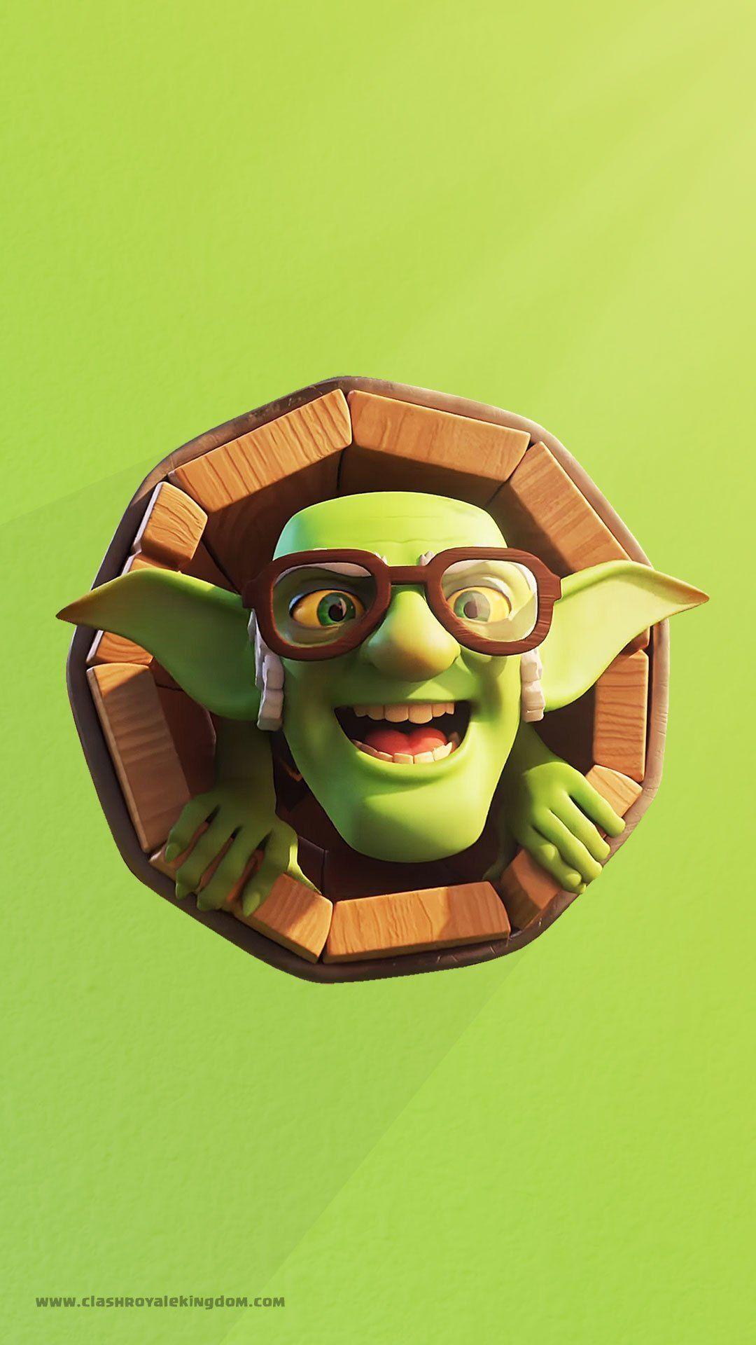 1080x1920 Old Barrel Clash Royale Wallpaper. クラッシュオブクラン, ゴブリン, クラロワ