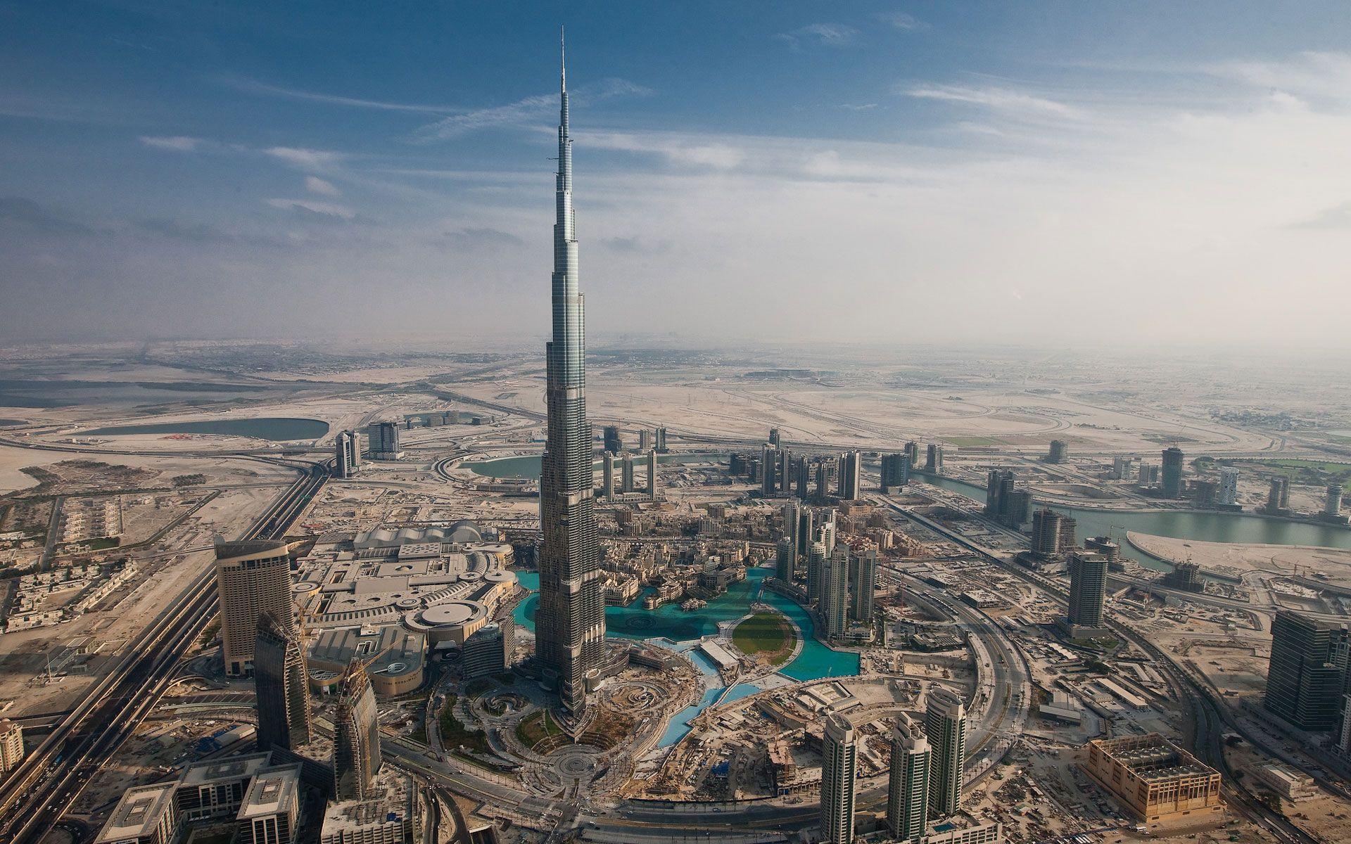 1920x1200 Daily Wallpaper: Bird's Eye View of Burj Dubai (Burj Khalif). I Like To Waste My Time
