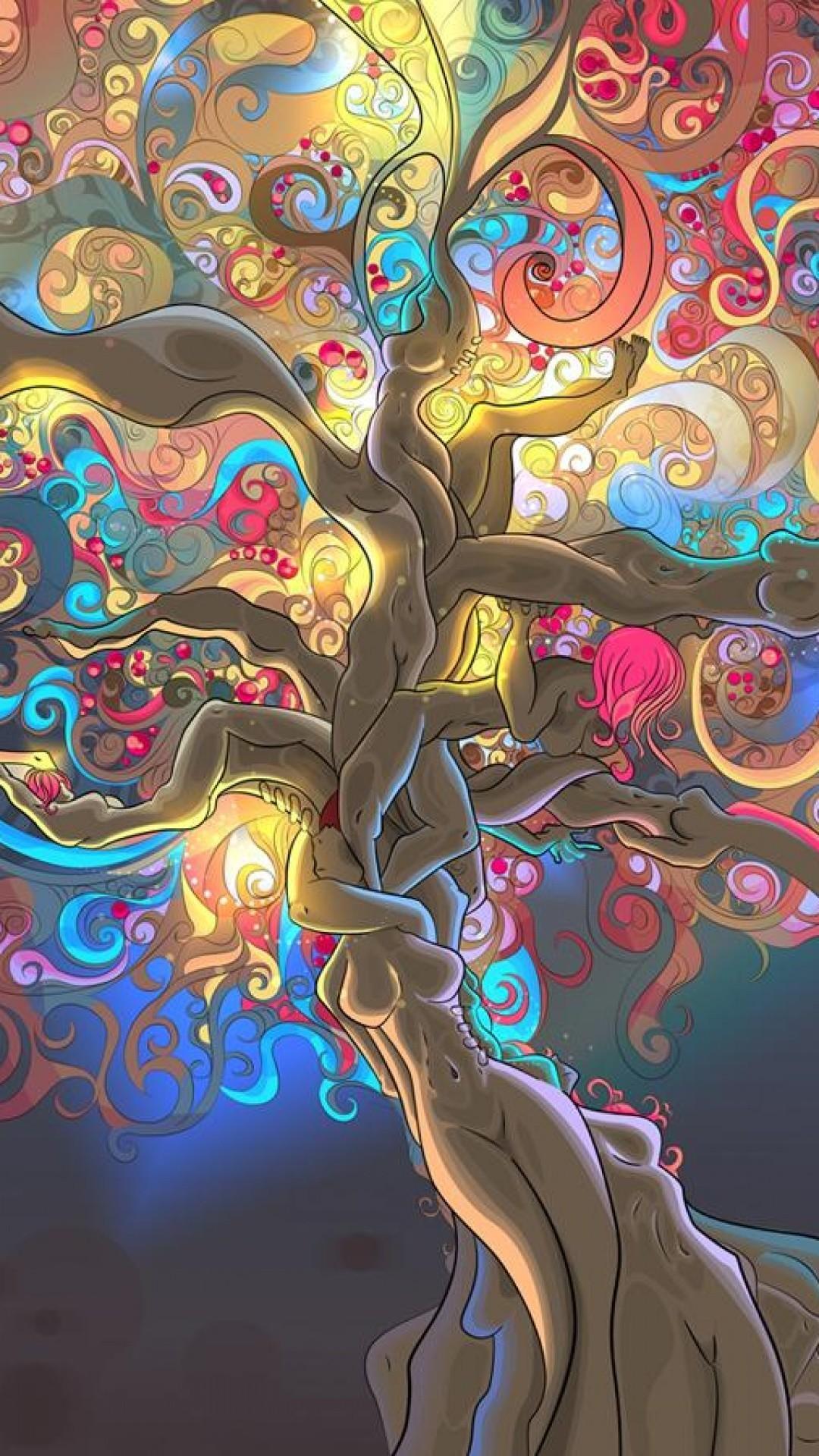 1080x1920 Wallpaper Trippy 1080x