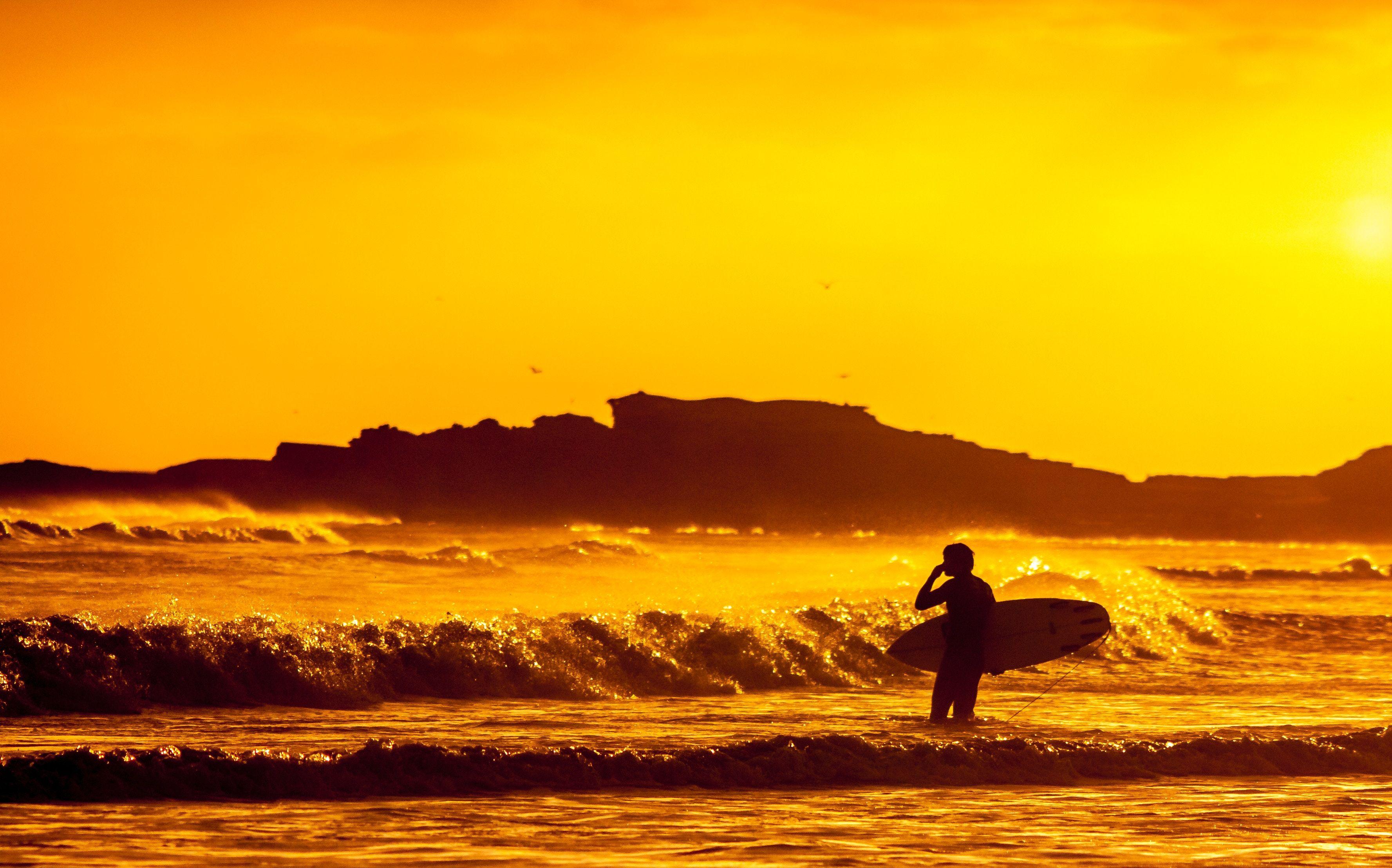 Sunset Beach Surfing Wallpapers - Top Free Sunset Beach Surfing ...