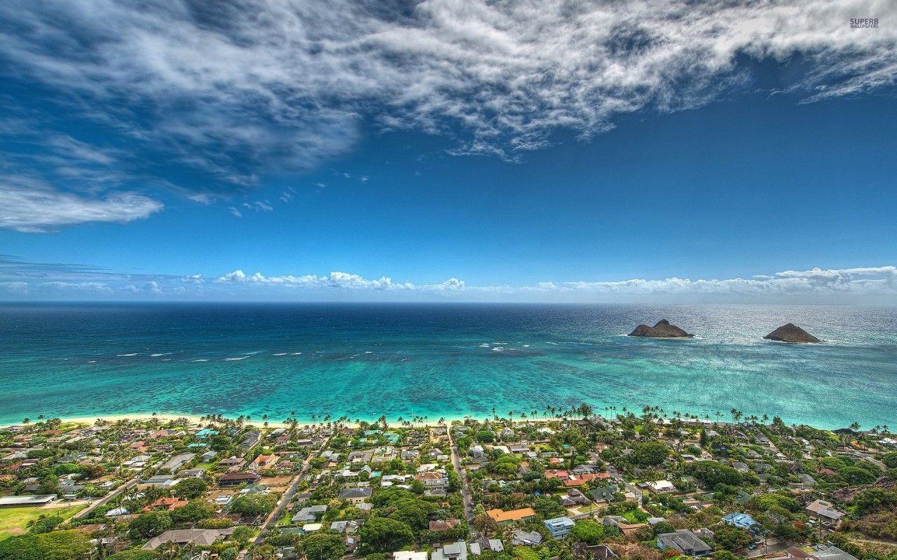 1280x800 Beautiful Lanikai Beach Hawaii wallpaper. Beautiful Lanikai Beach Hawaii