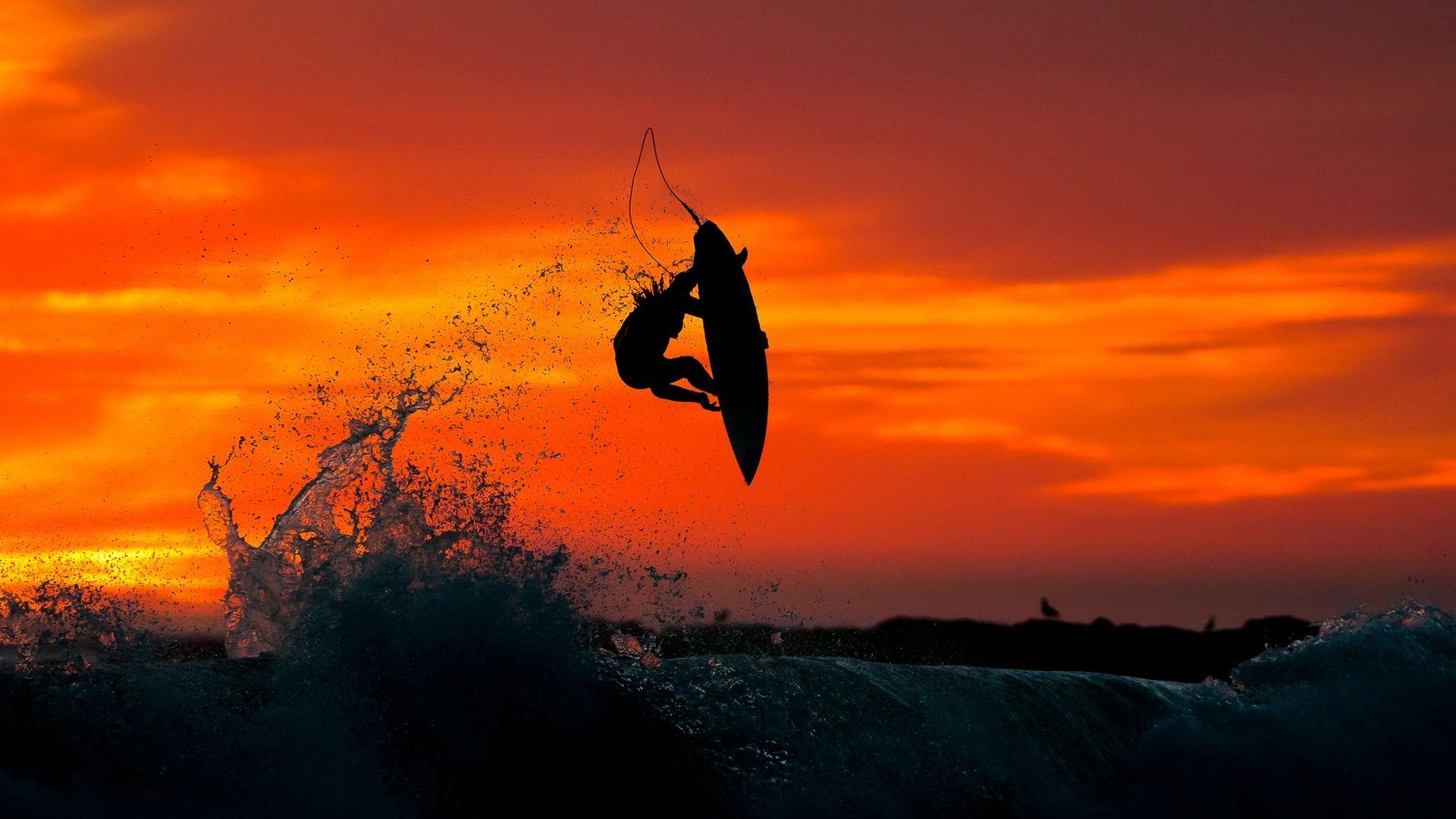 1920x1080 Download Free Surf Beach Background