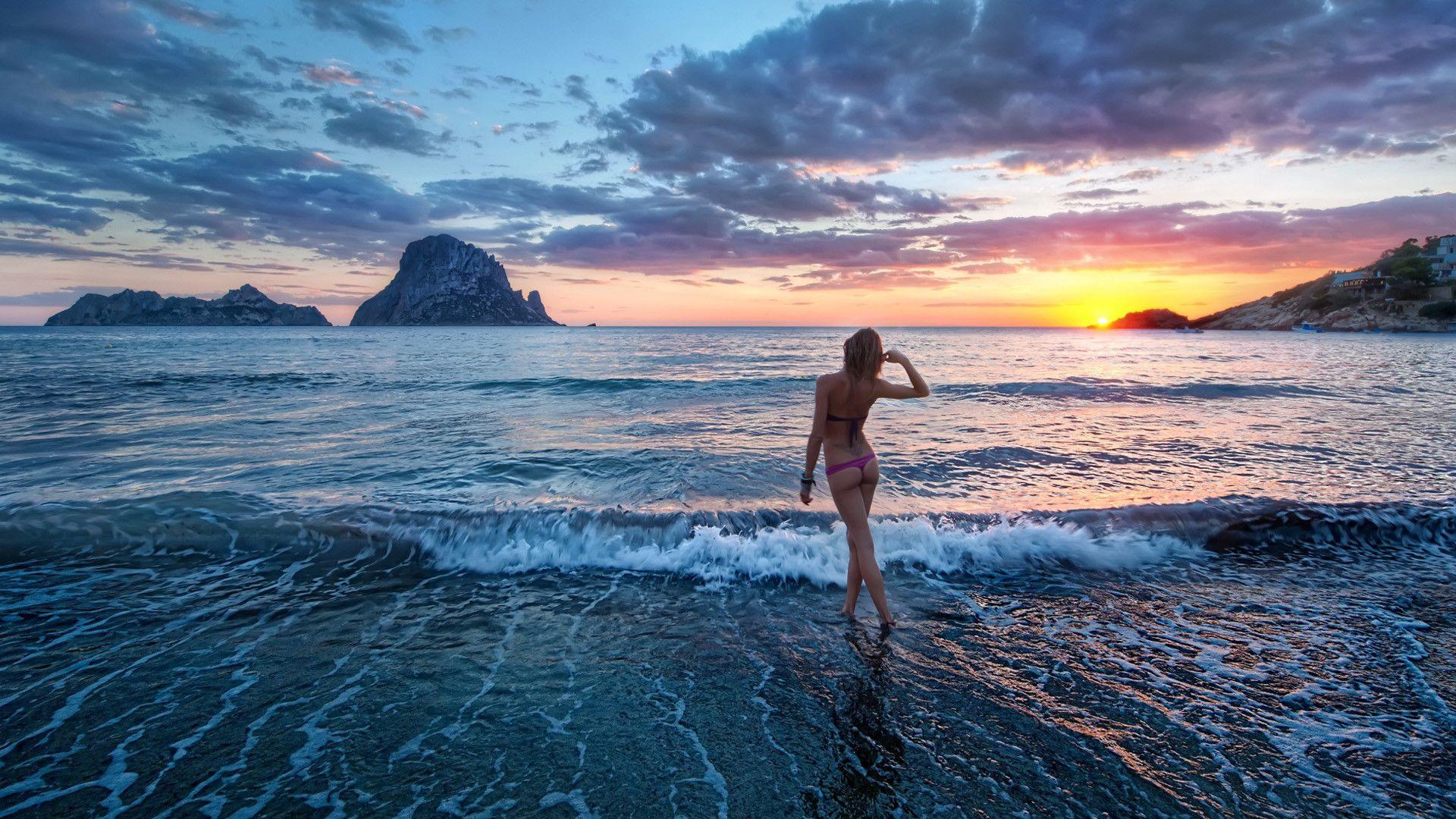 1920x1080 Surf Beach Wallpaper