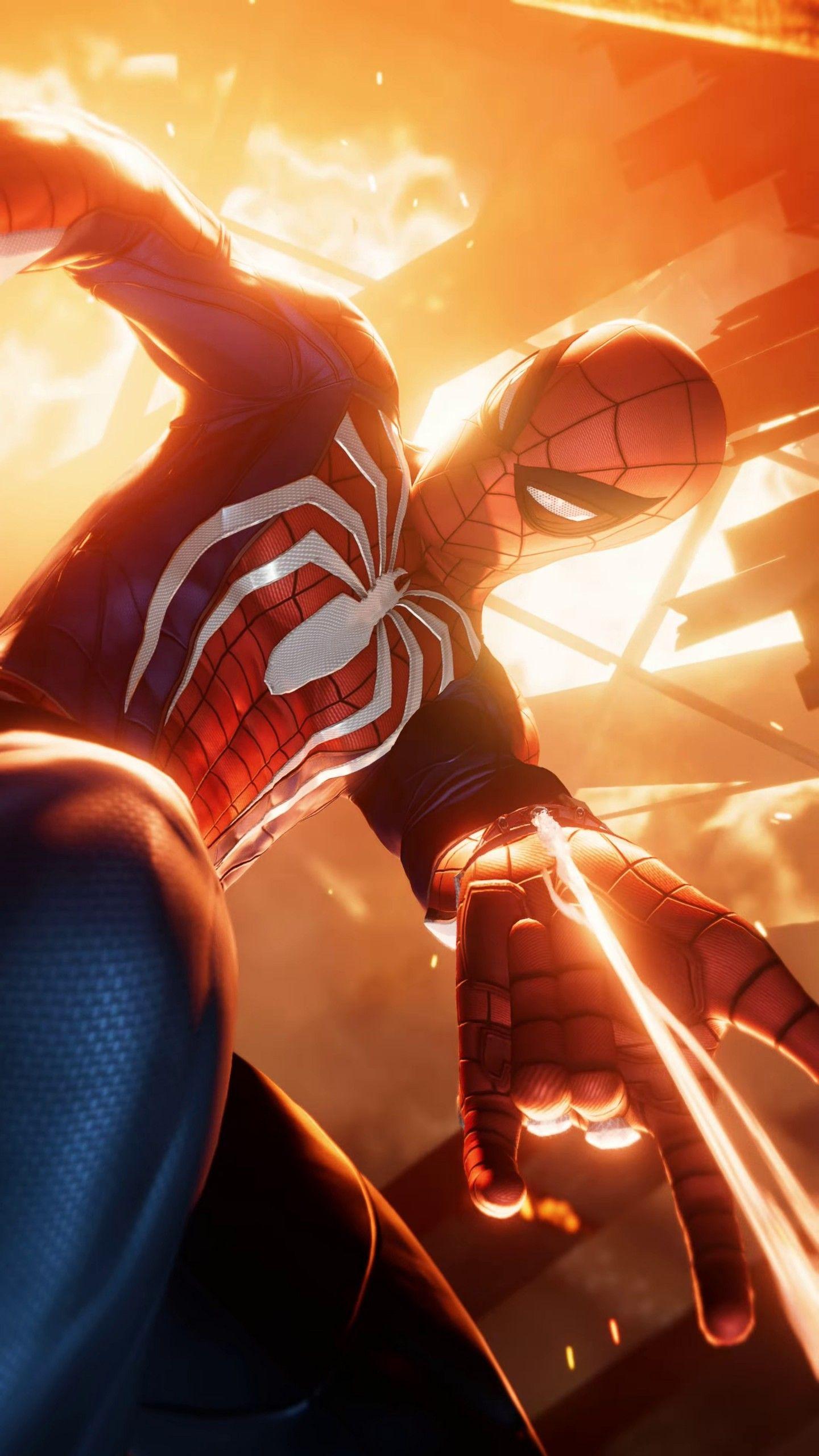 1440x2560 Spider Man Ps4 Phone Wallpaper