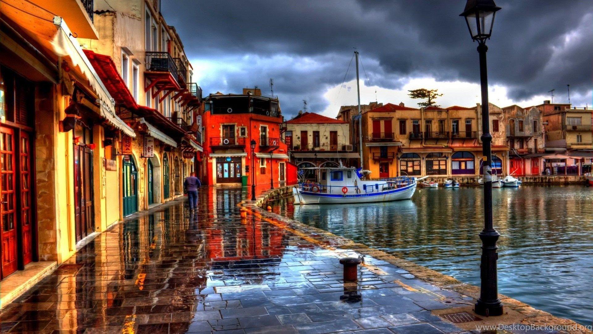 1920x1080 Outdoor French Cafe Wallpaper. Desktop Background