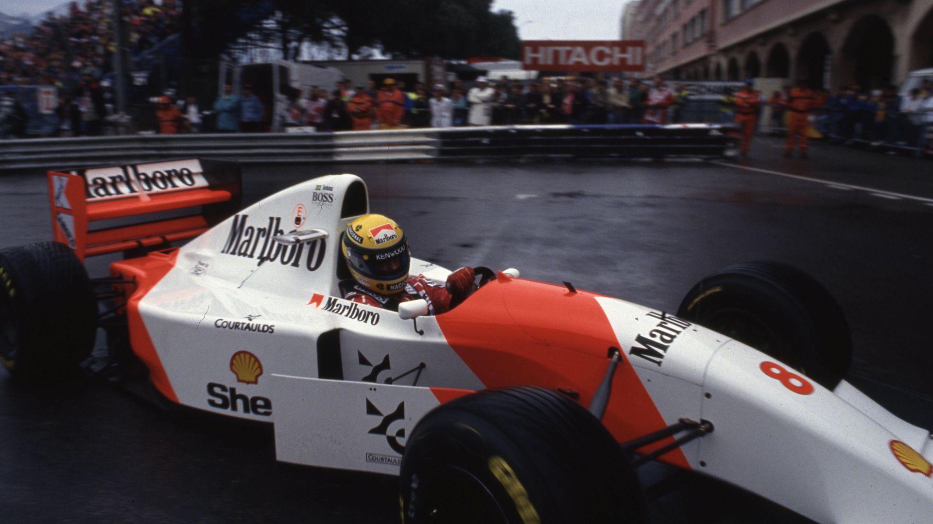1920x1080 Ayrton Senna at the Monaco GP wallpaper in 1920x1080 resolution
