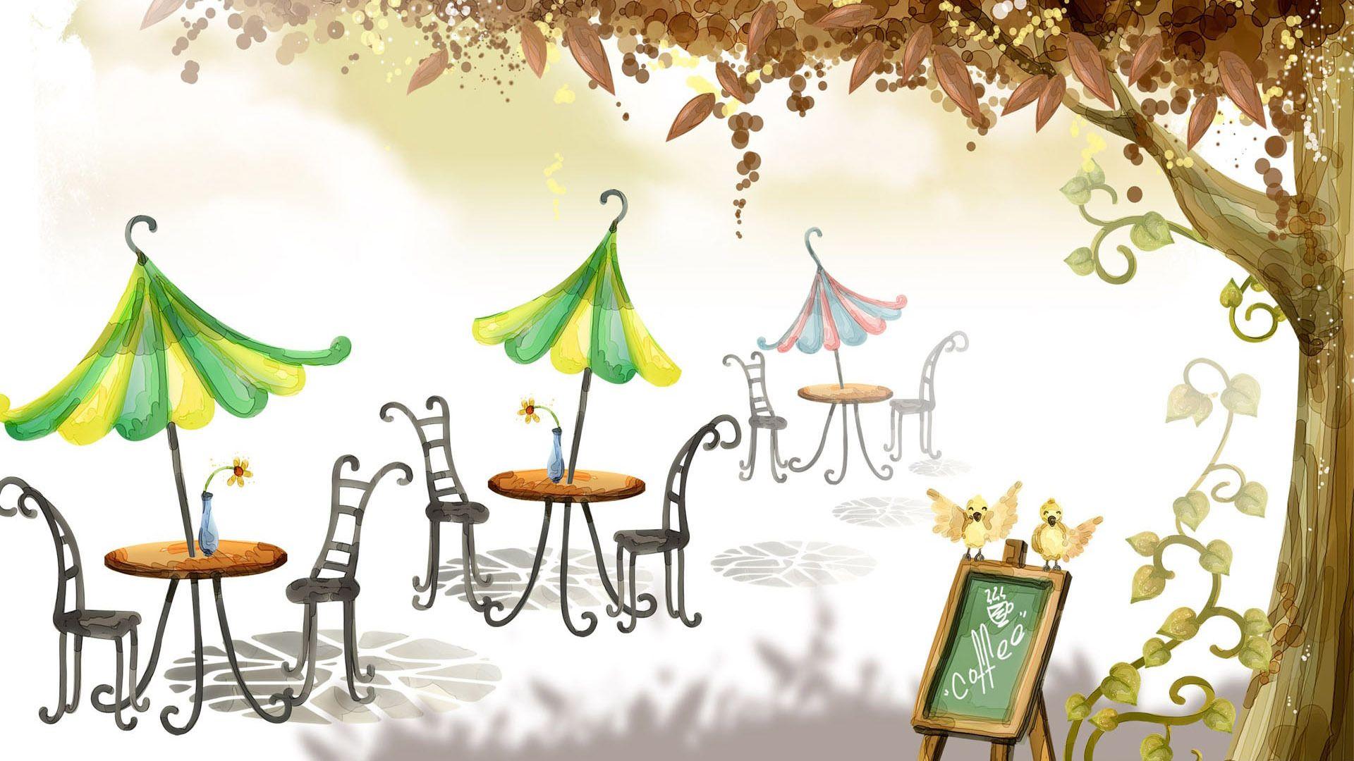 1920x1080 Bistro Wallpaper