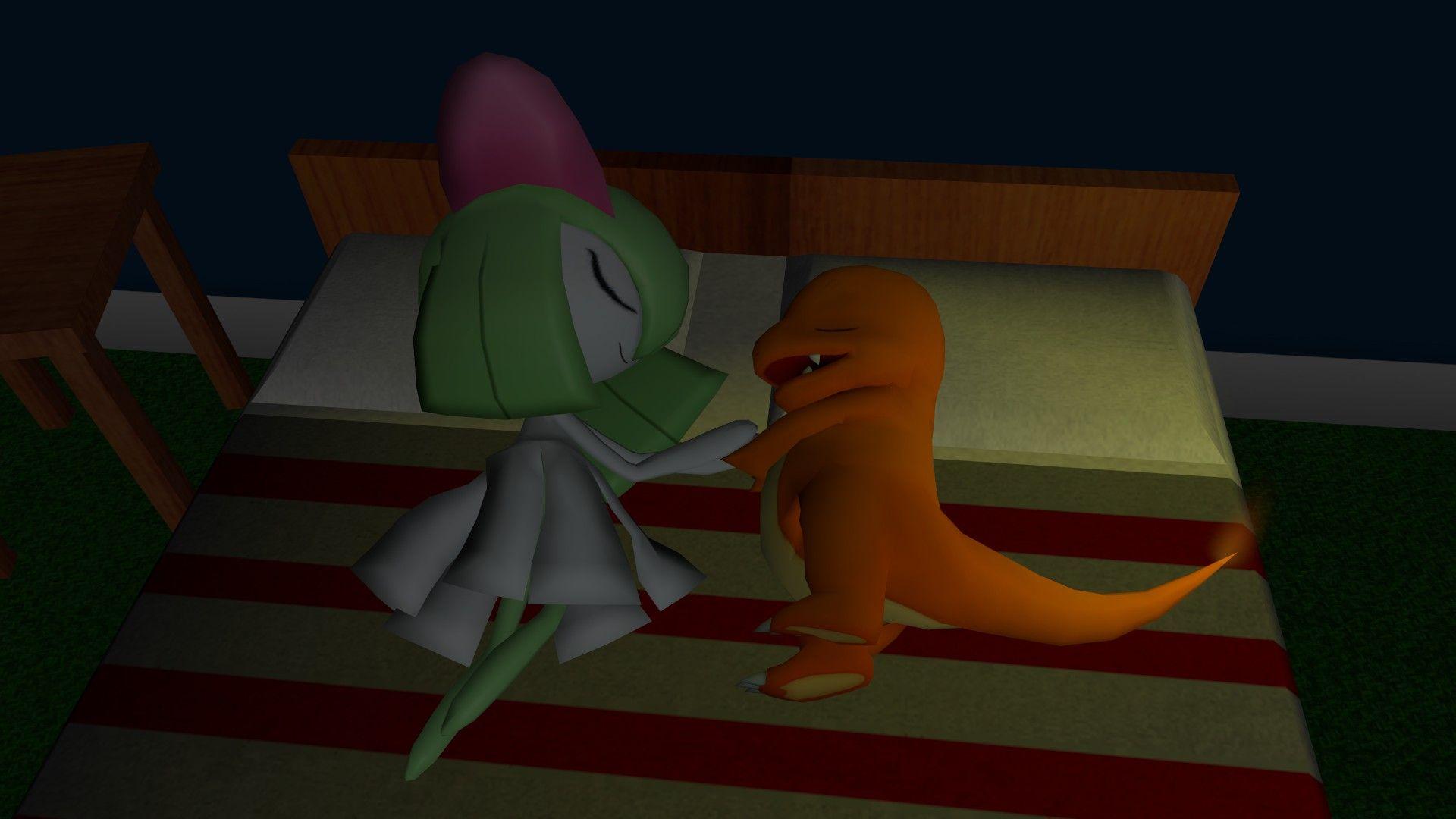 1920x1080 Steam Community - Screenshot - Charmander and Kirlia sleeping