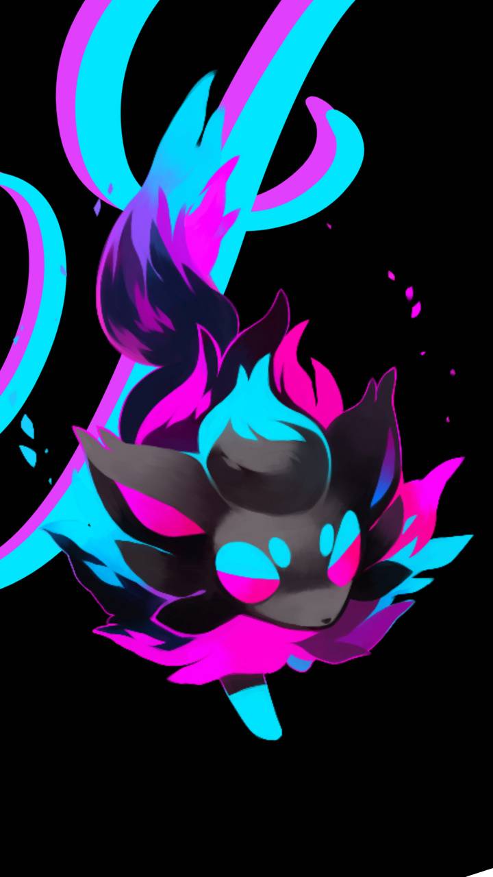720x1280 Blue Pink Zorua wallpaper