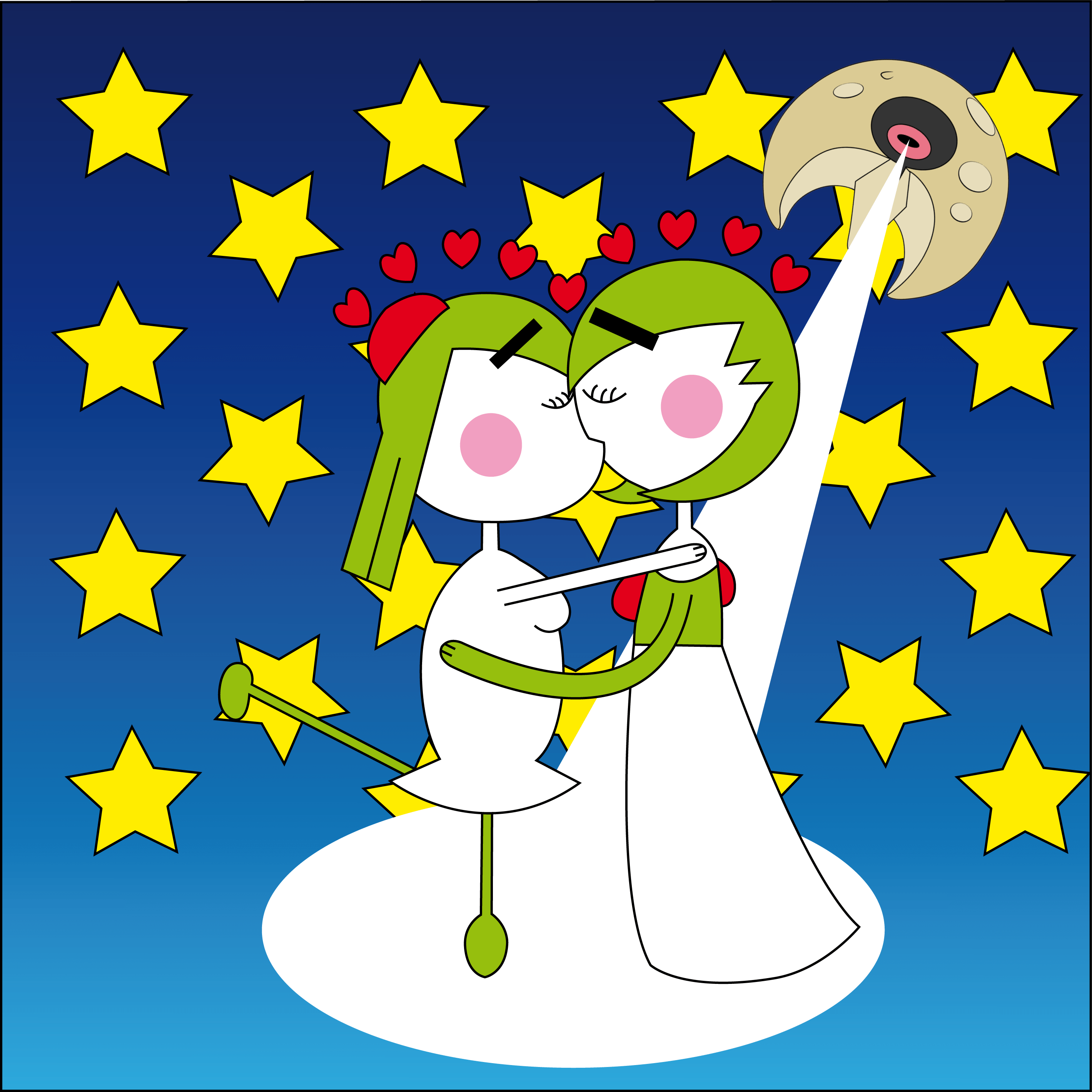 2838x2838 Kirlia x Gardevoir