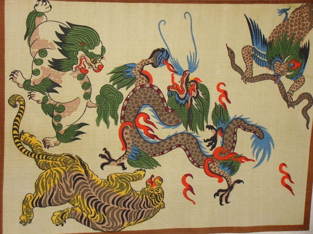 1024x768 image For > Tibetan Art Wallpaper. Tibetan art, Colorful drawings, Korean art